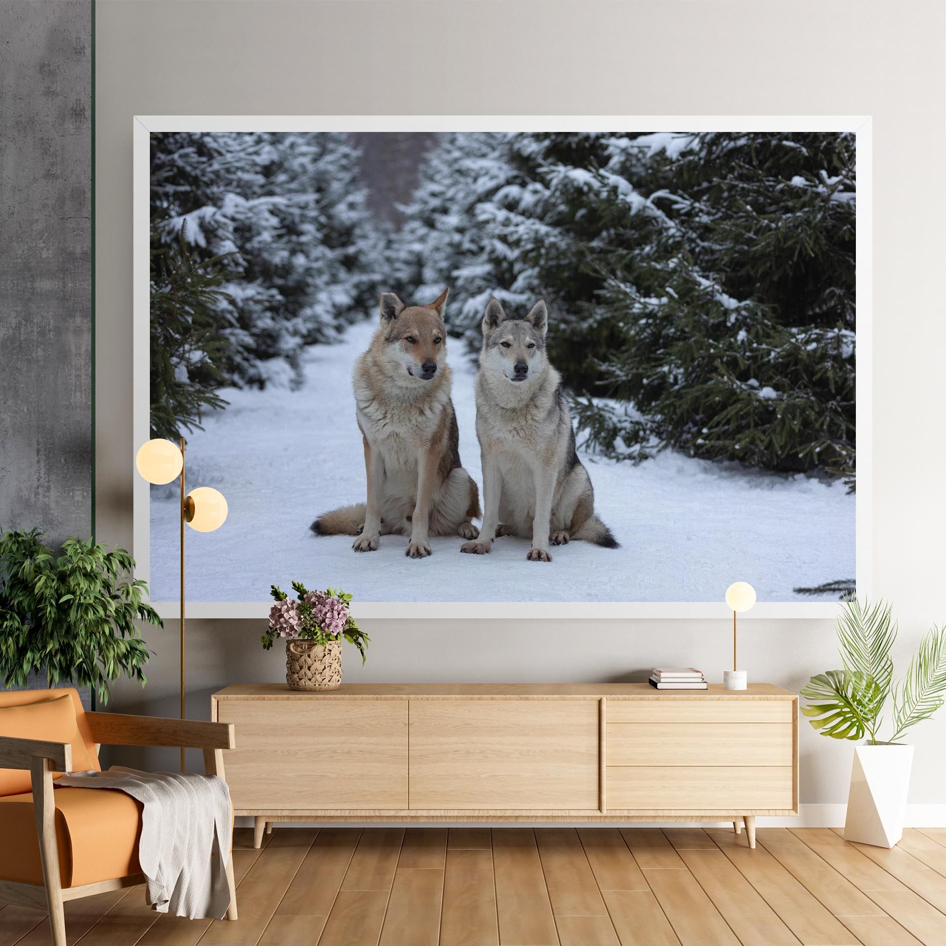 2 Wolfs Sitting mockup 9