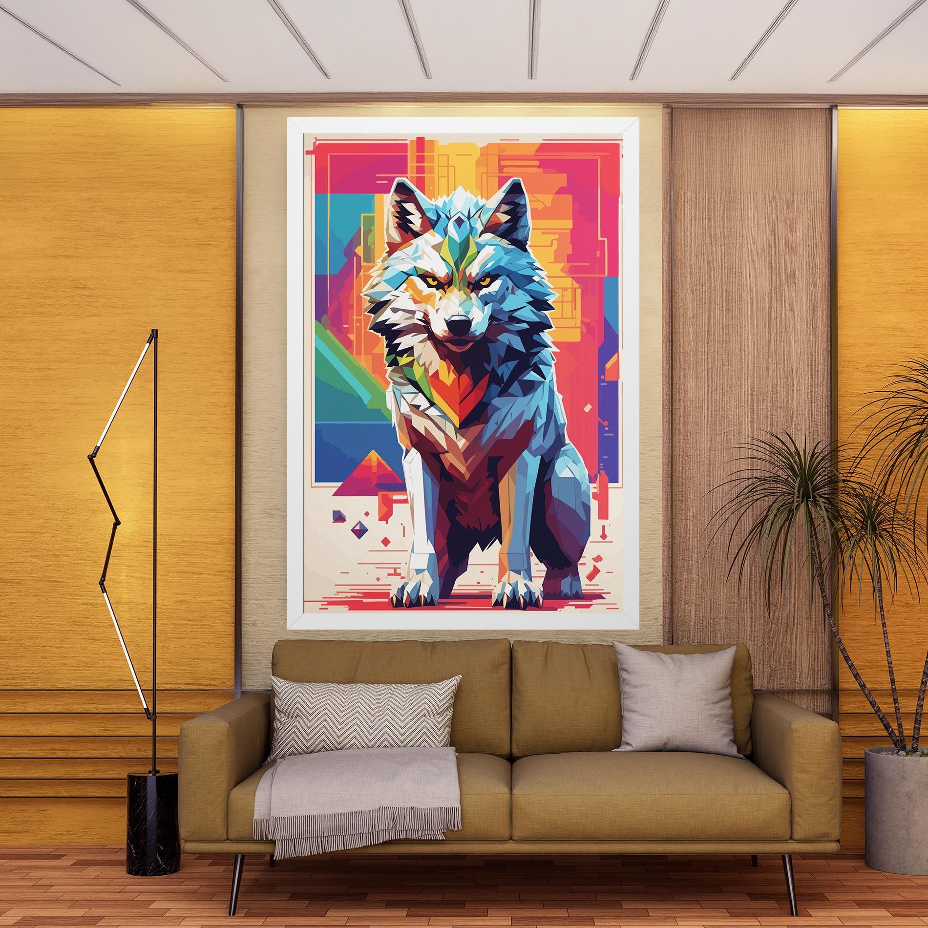 Wolf Character mockup 9