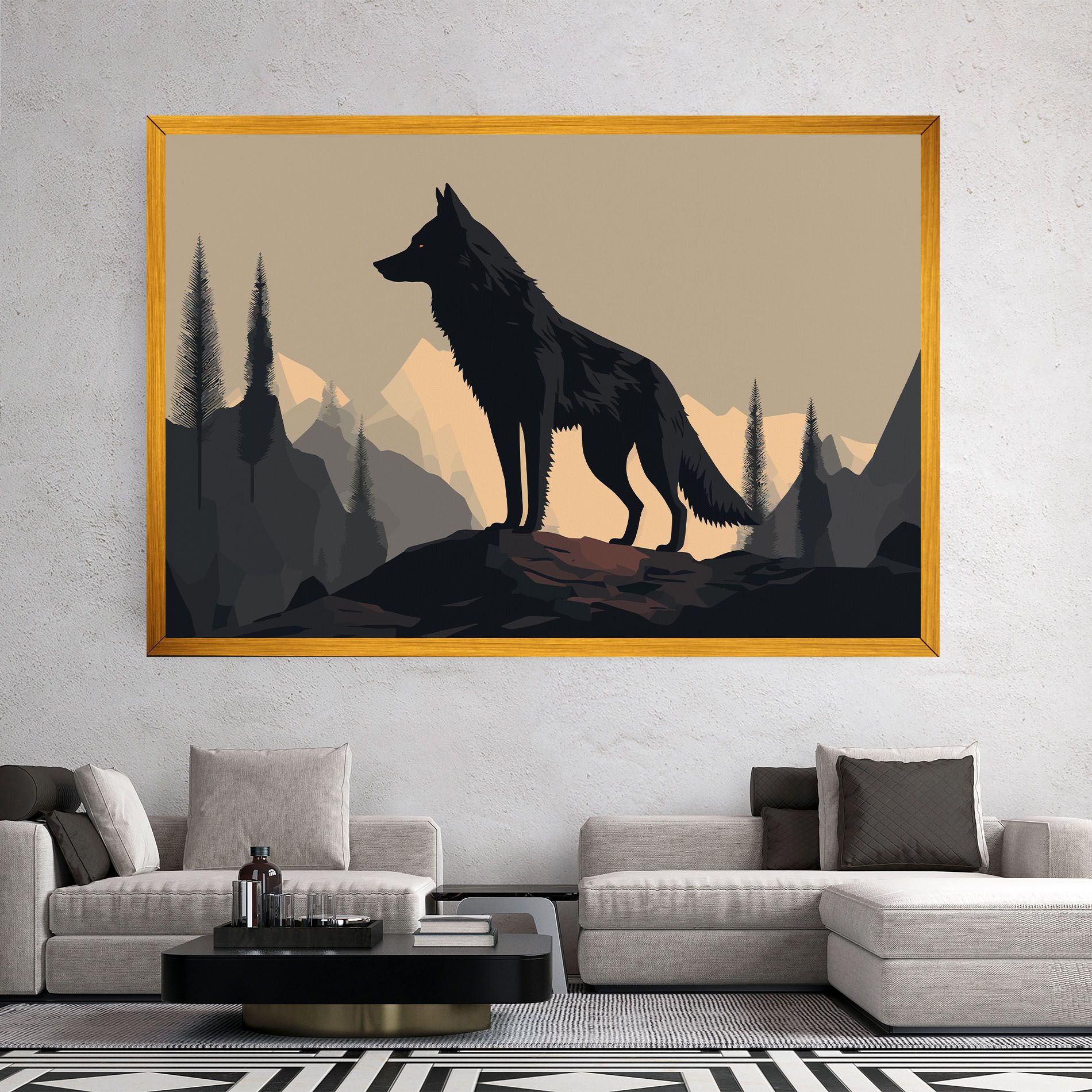 Black Wolf mockup 2