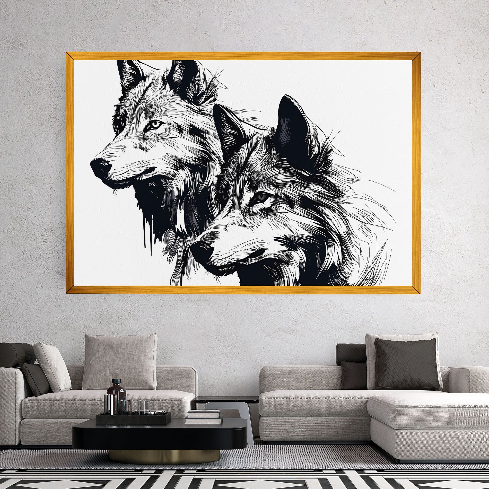 Wolf Friends mockup 2