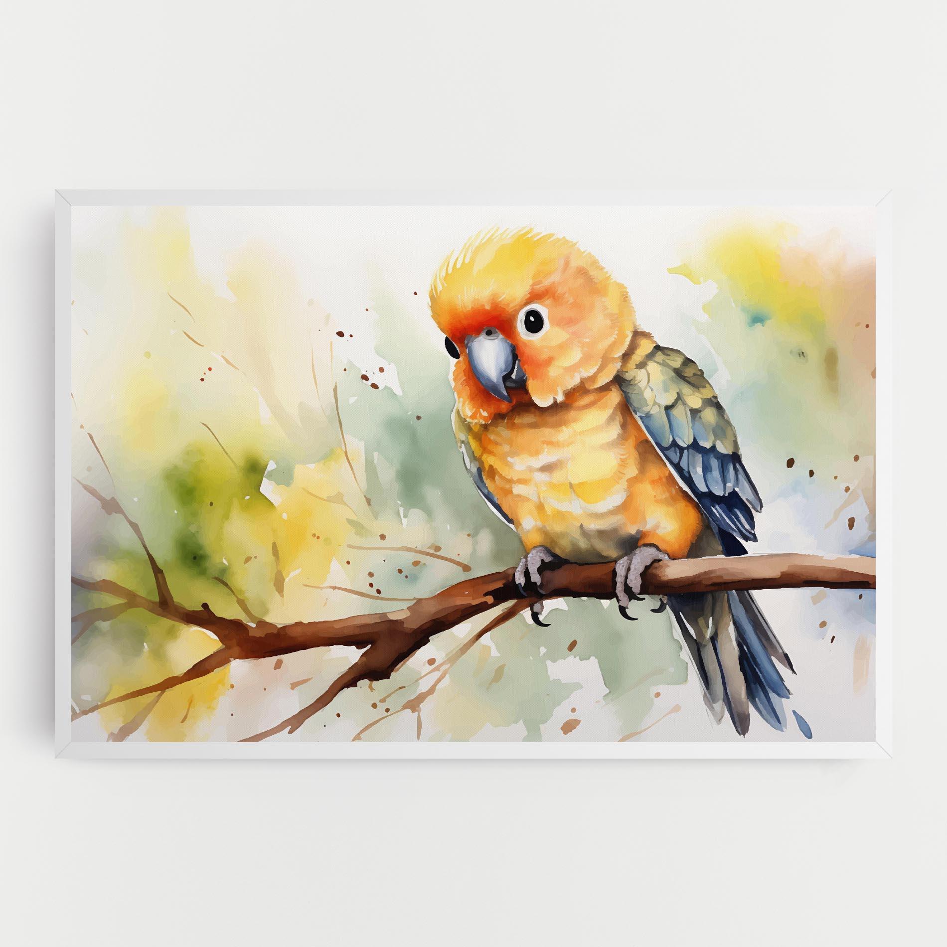Tablou Canvas Cute Baby Parrot mockup 0