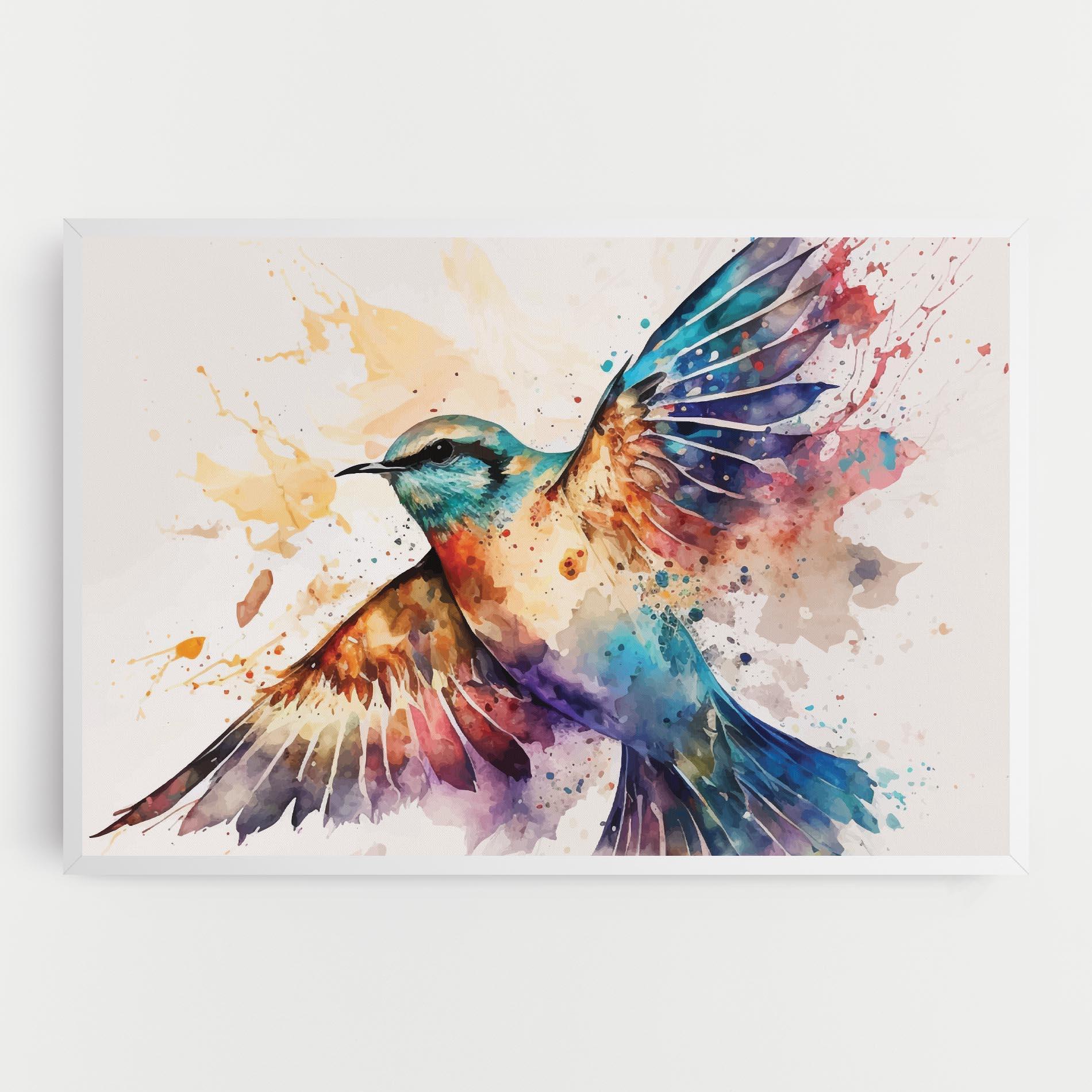 Tablou Canvas Painted Wings Bird mockup 0