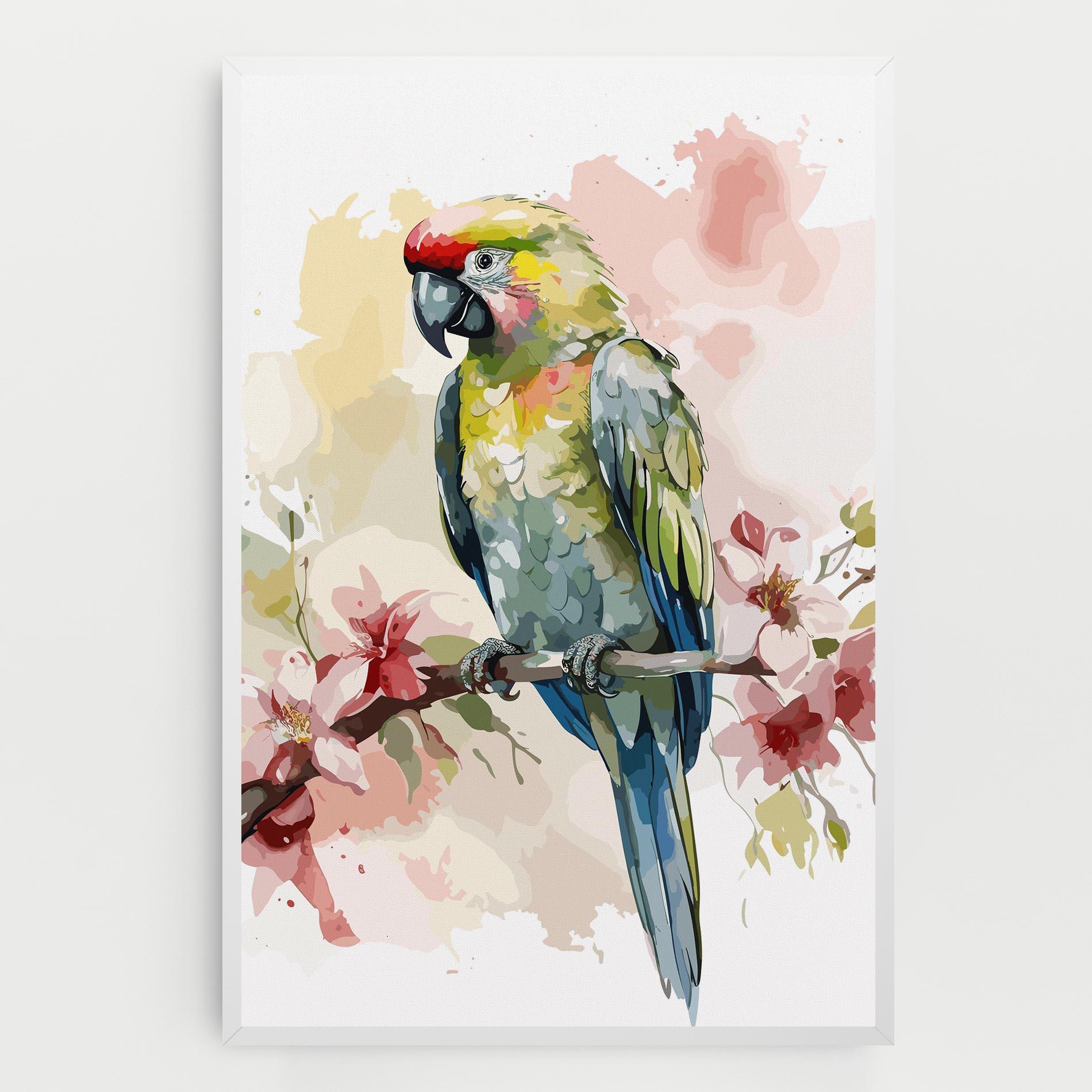Tablou Canvas Beautiful Parrot mockup 0