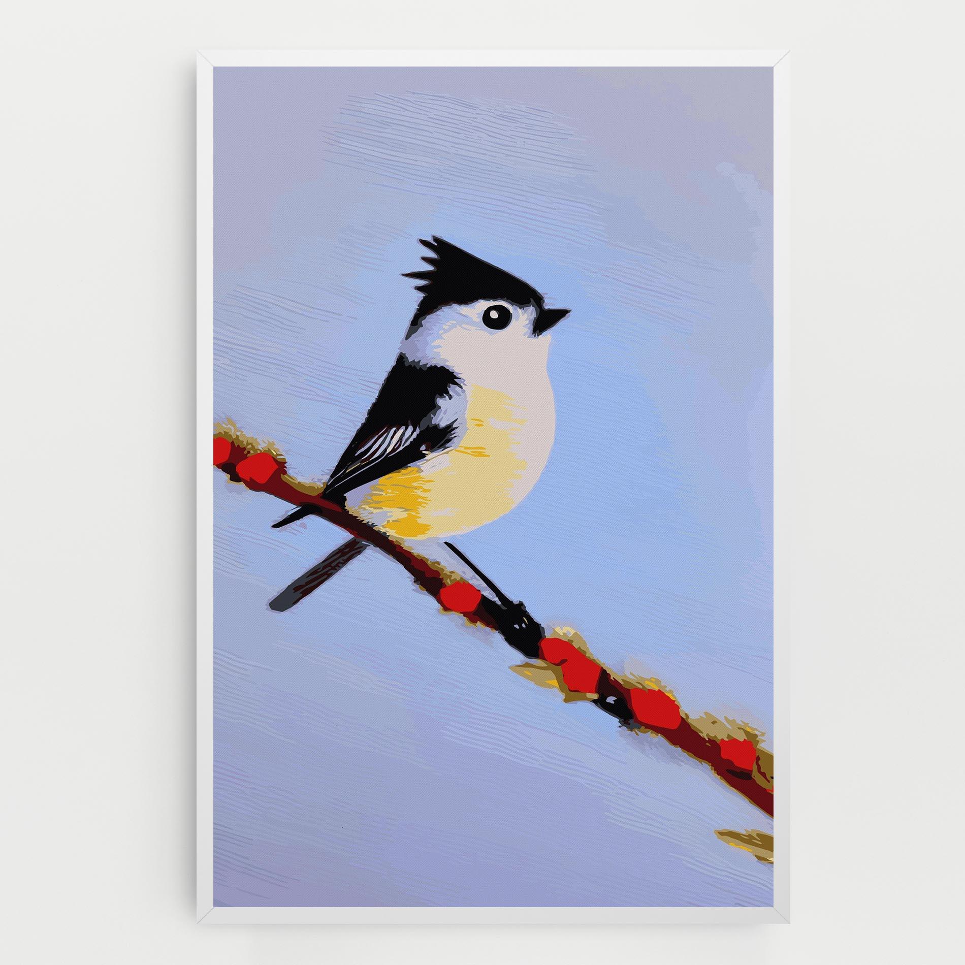 Tablou Canvas Bird Painting mockup 0