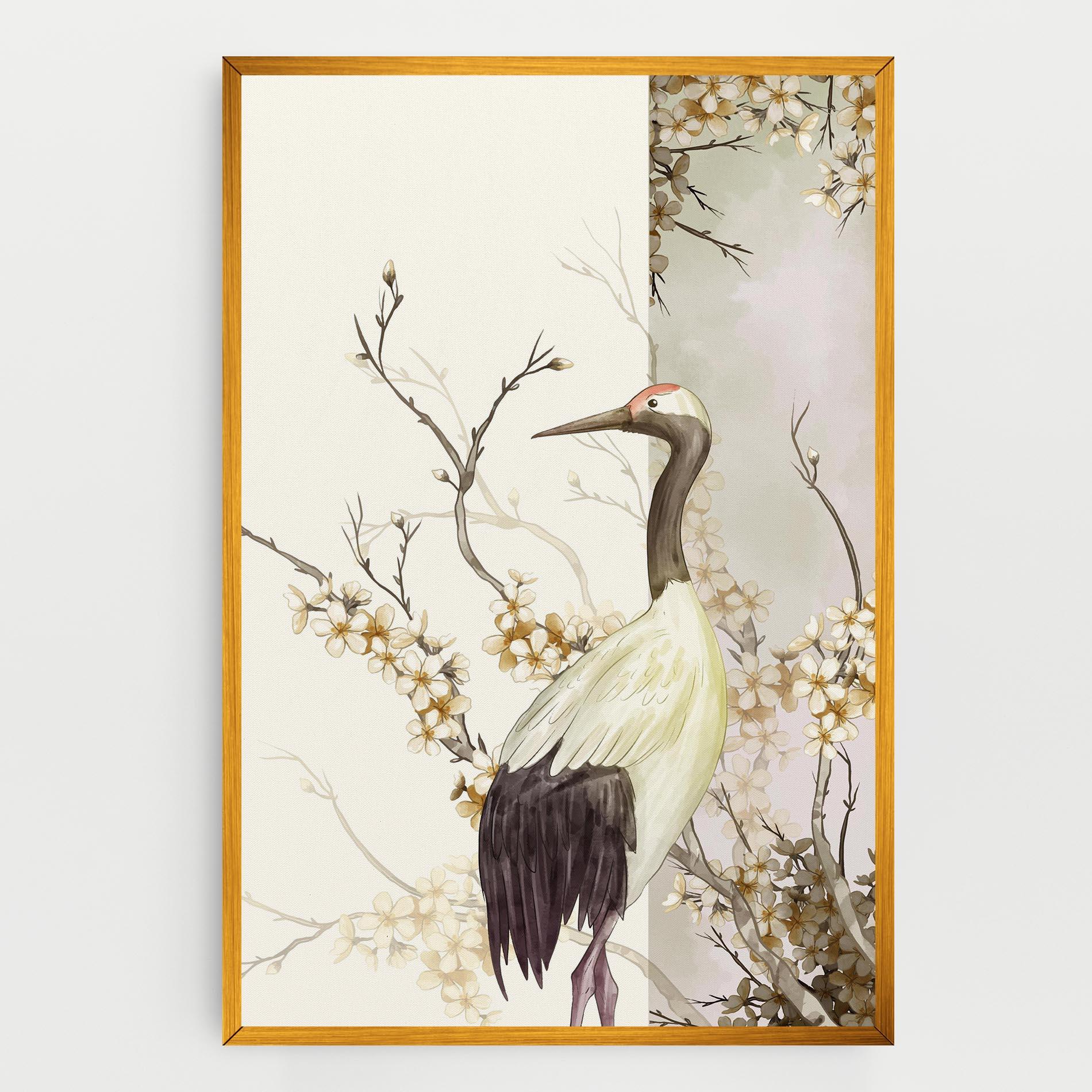 Tablou Canvas Asian Bird mockup 0