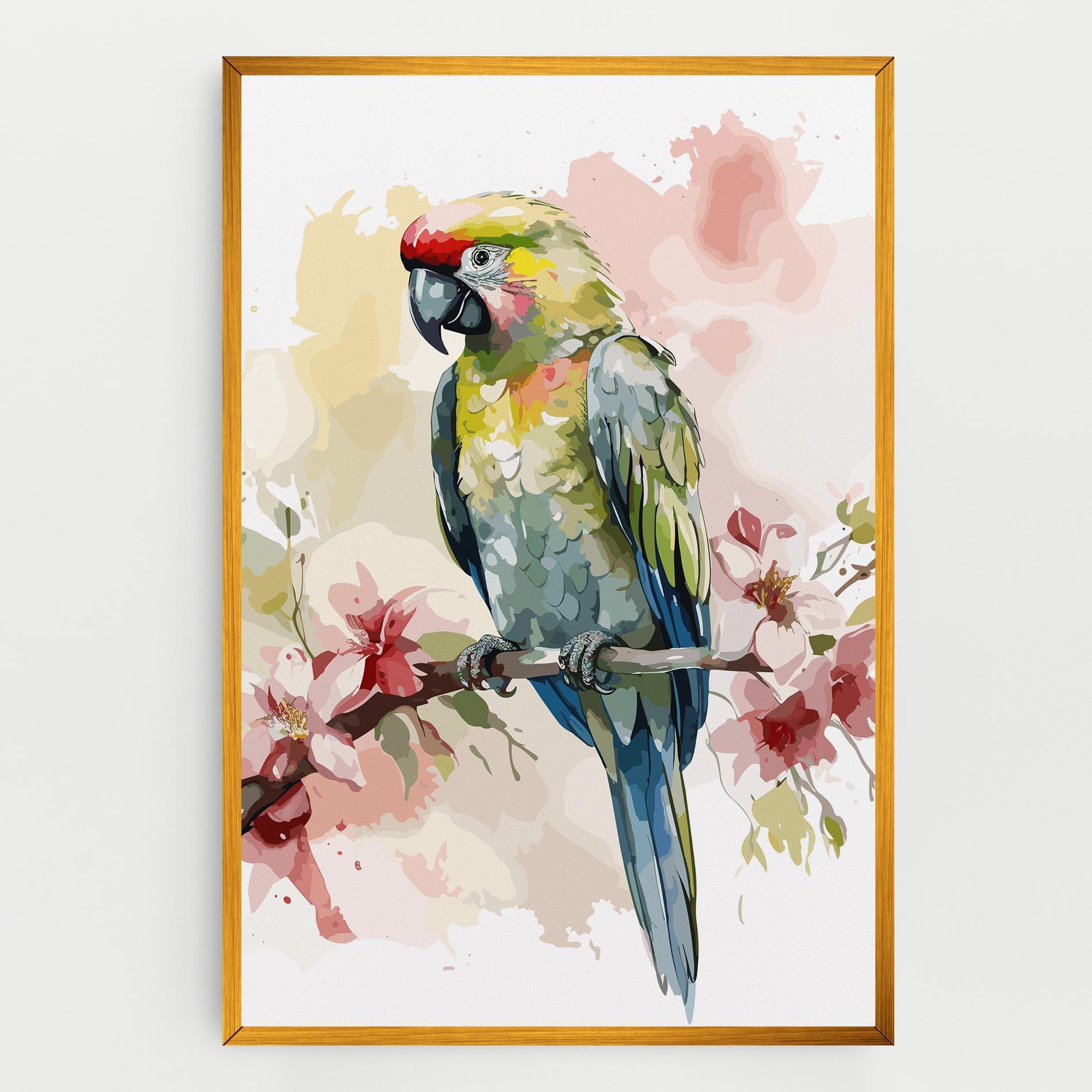 Tablou Canvas Beautiful Parrot mockup 0
