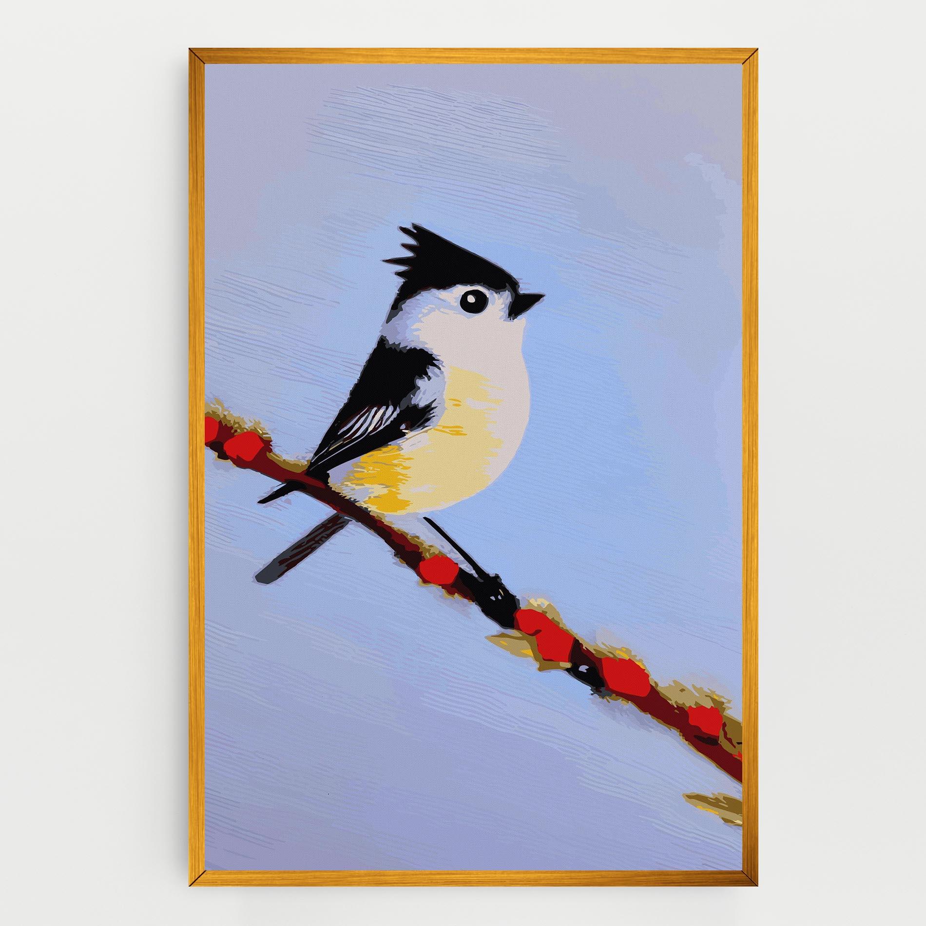 Tablou Canvas Bird Painting mockup 0