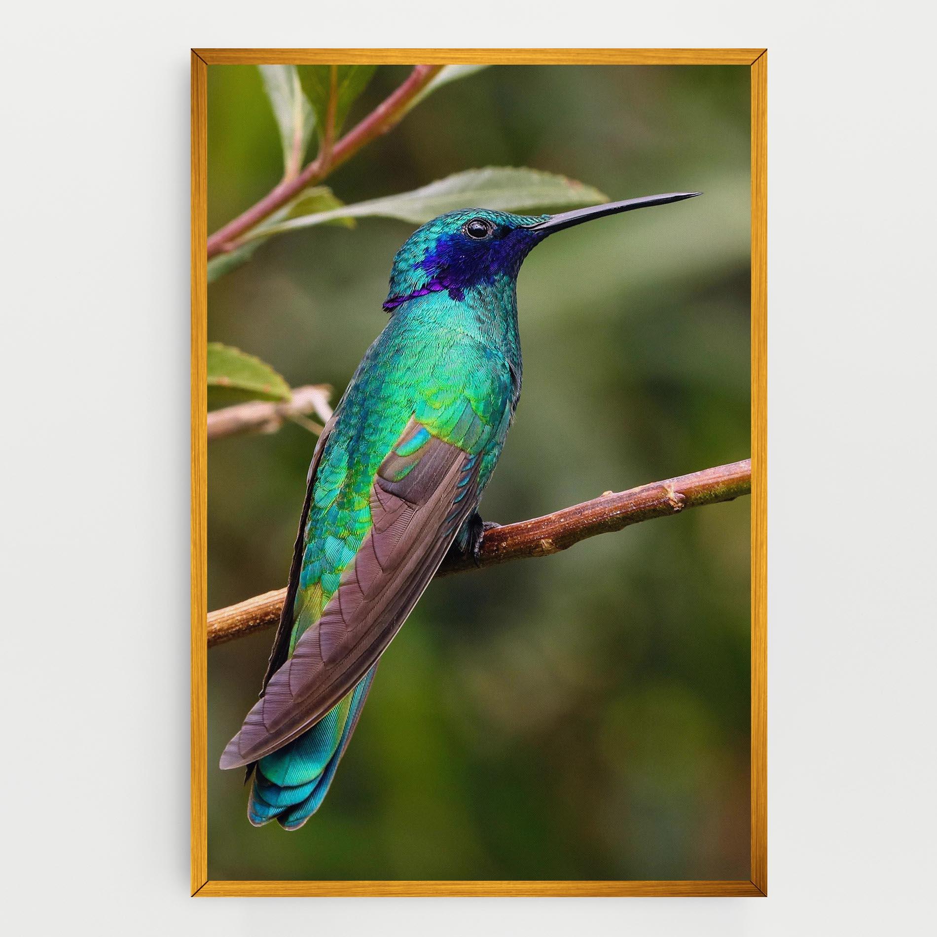 Tablou Canvas Green Bird mockup 0