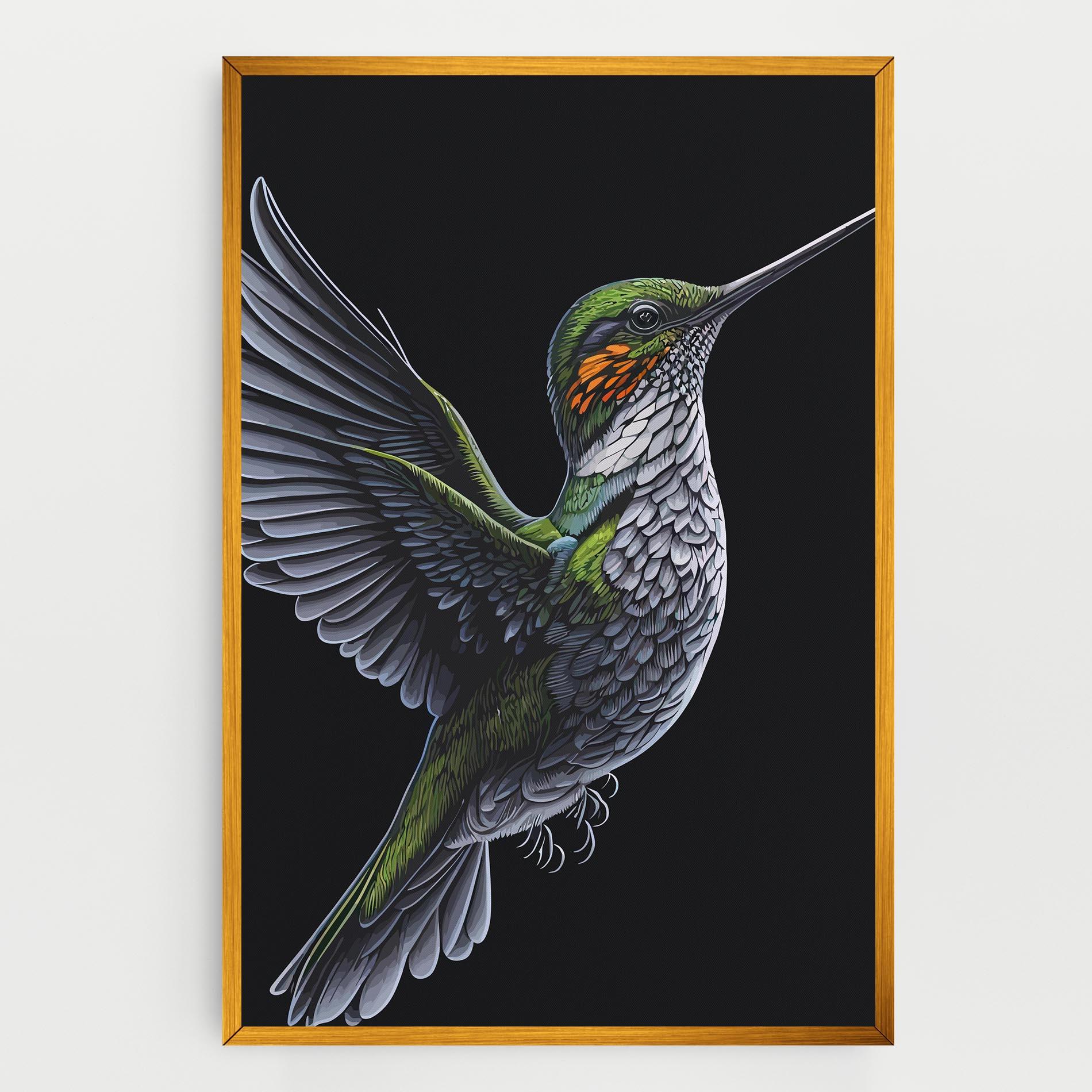 Tablou Canvas Hummingbird mockup 0