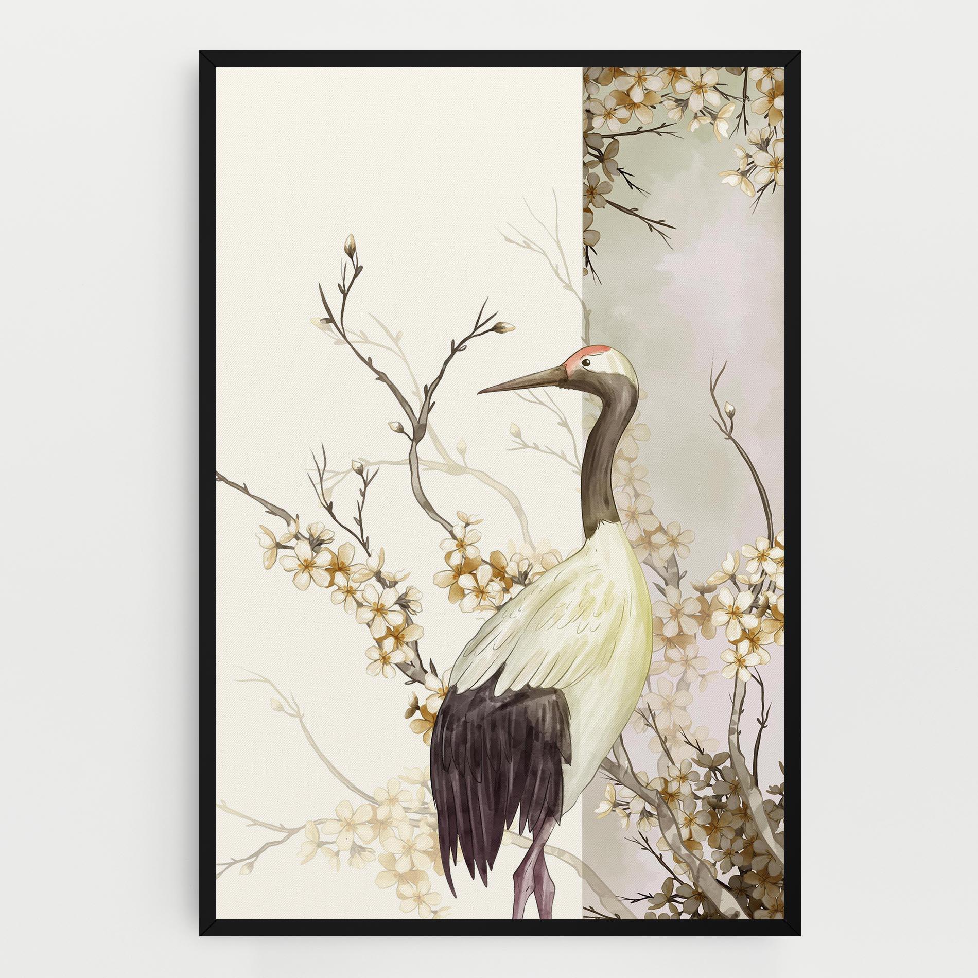 Tablou Canvas Asian Bird mockup 0