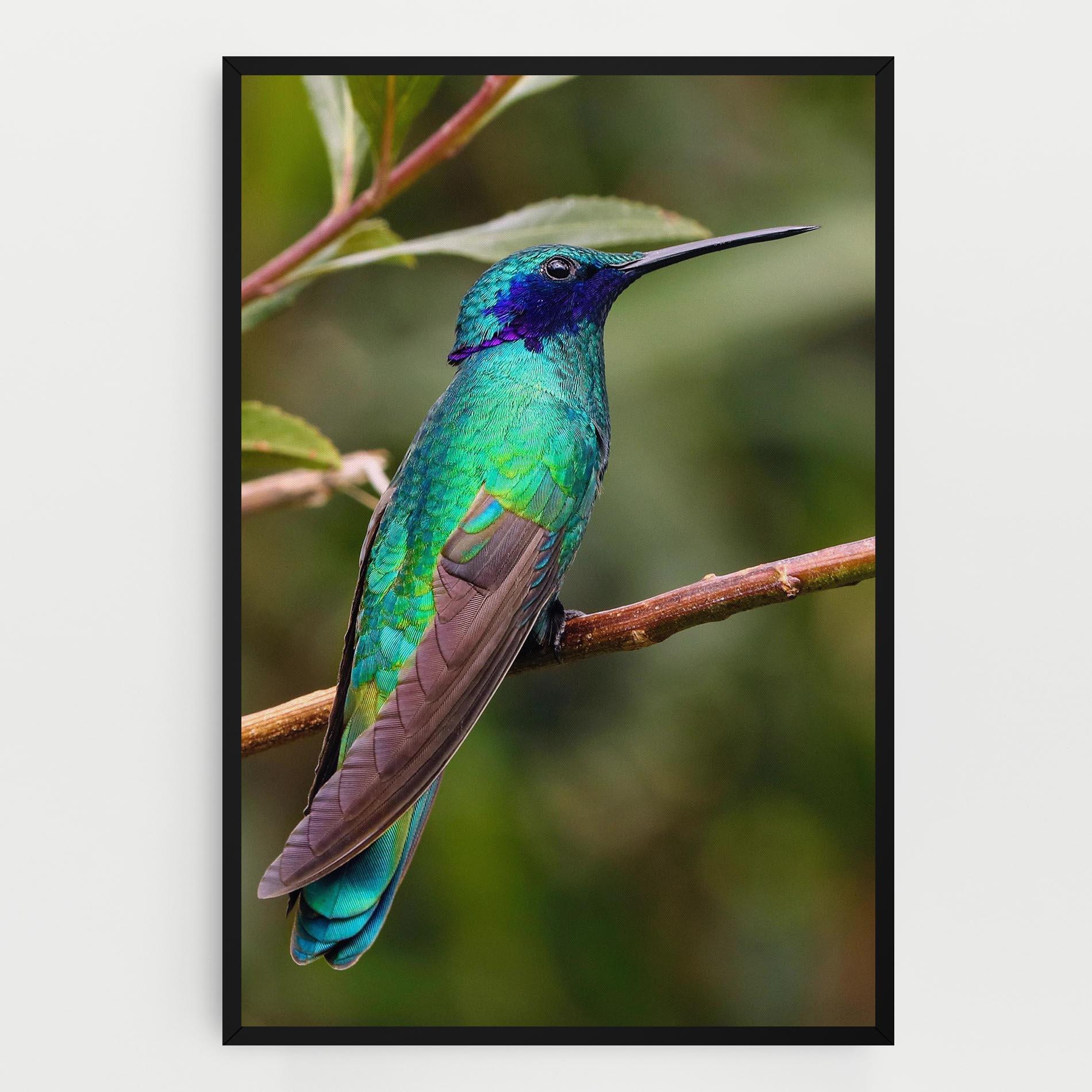 Tablou Canvas Green Bird mockup 0