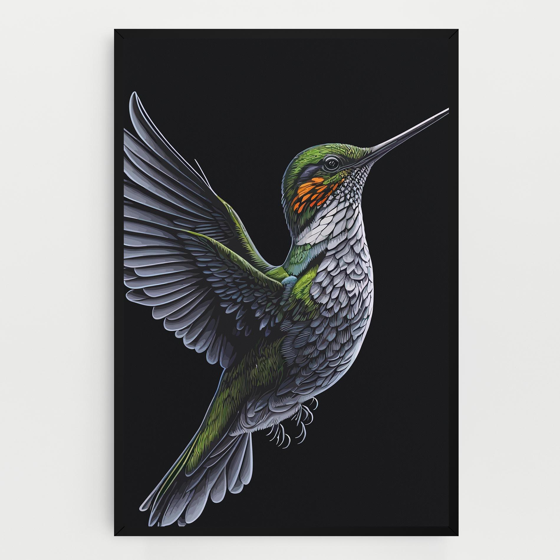 Tablou Canvas Hummingbird mockup 0