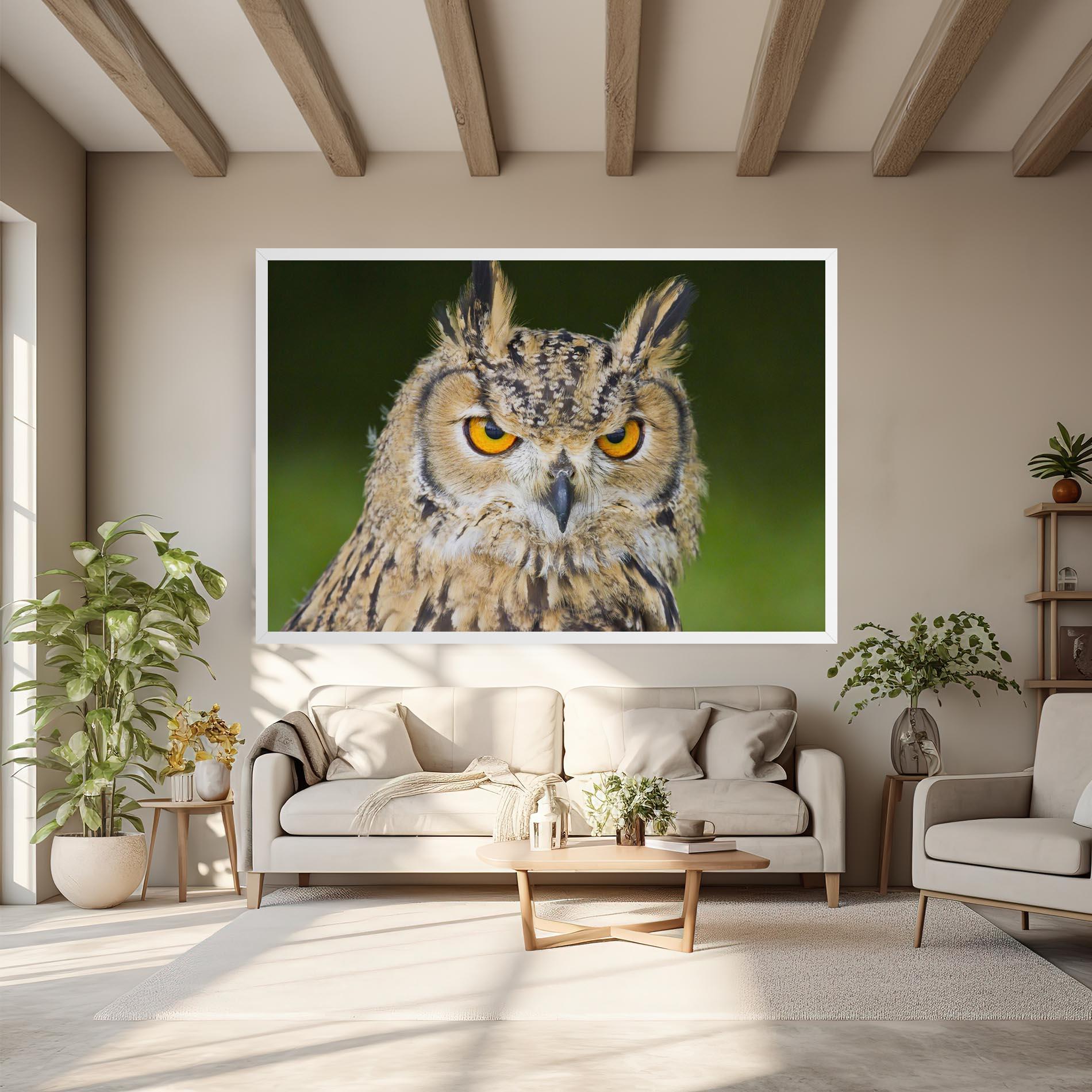 Tablou Canvas Angry Owl mockup 6
