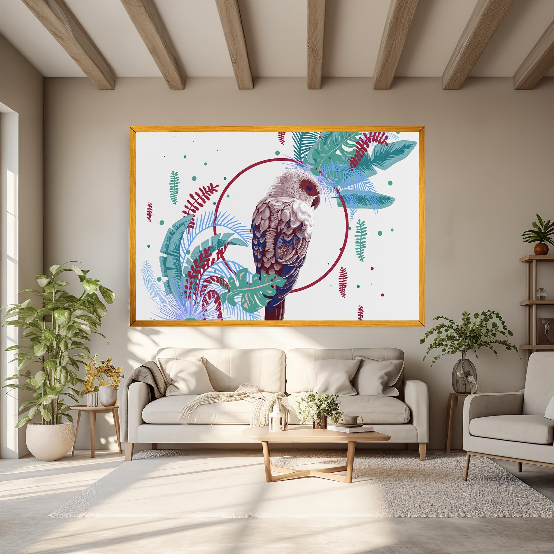 Tablou Canvas Bright Bird mockup 6