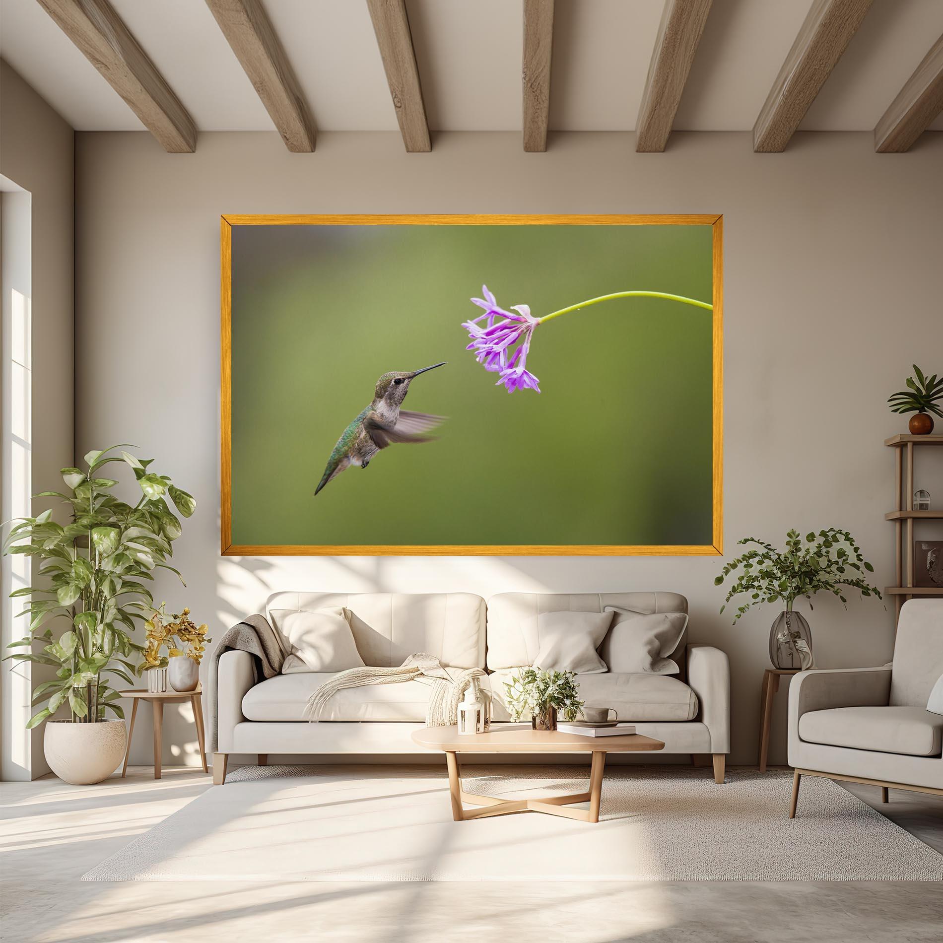 Tablou Canvas Cute Hummingbird mockup 6