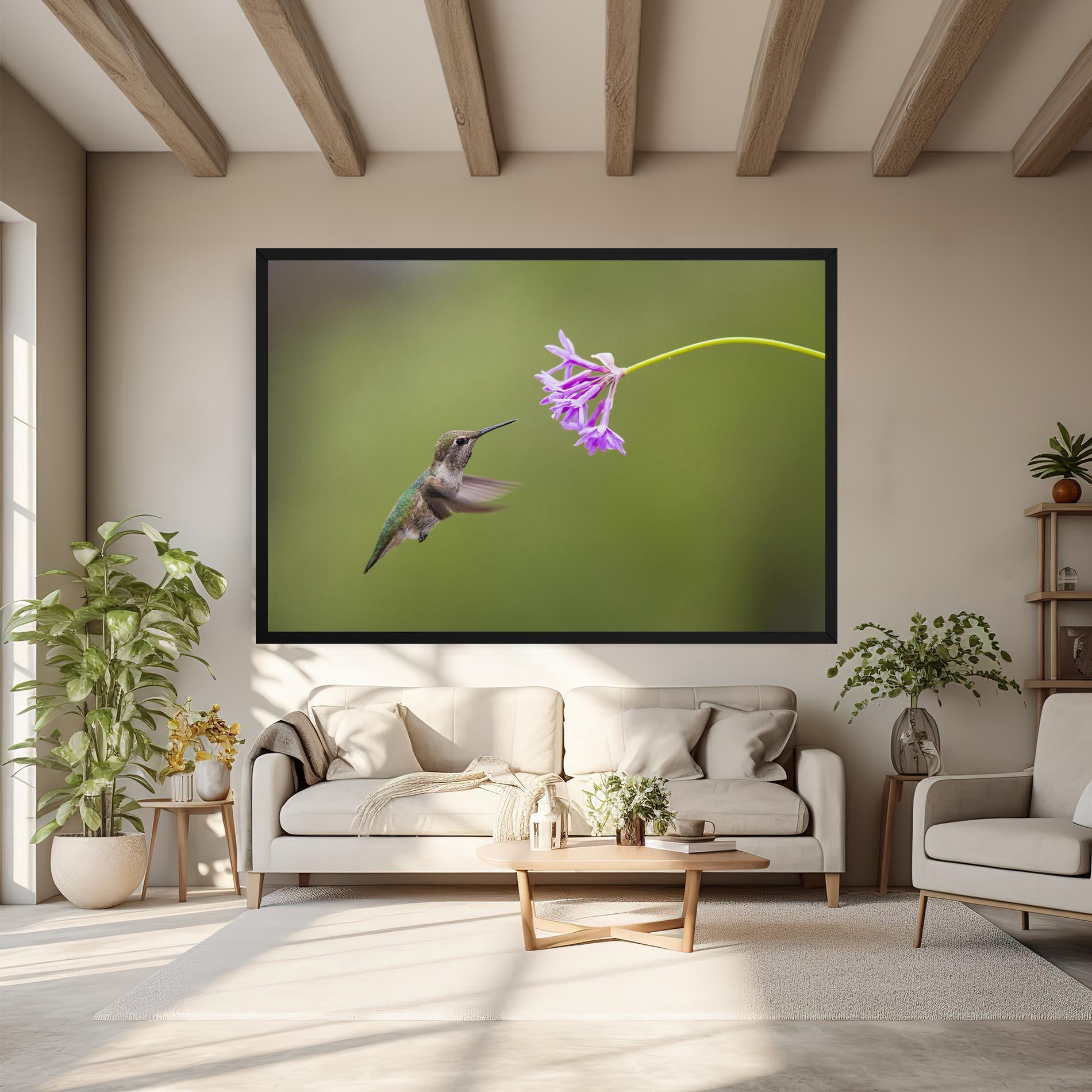 Tablou Canvas Cute Hummingbird mockup 6