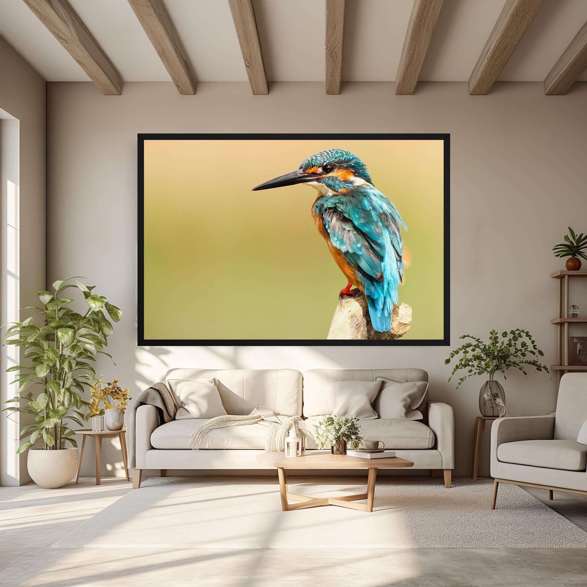 Tablou Canvas Light Blue Bird mockup 6