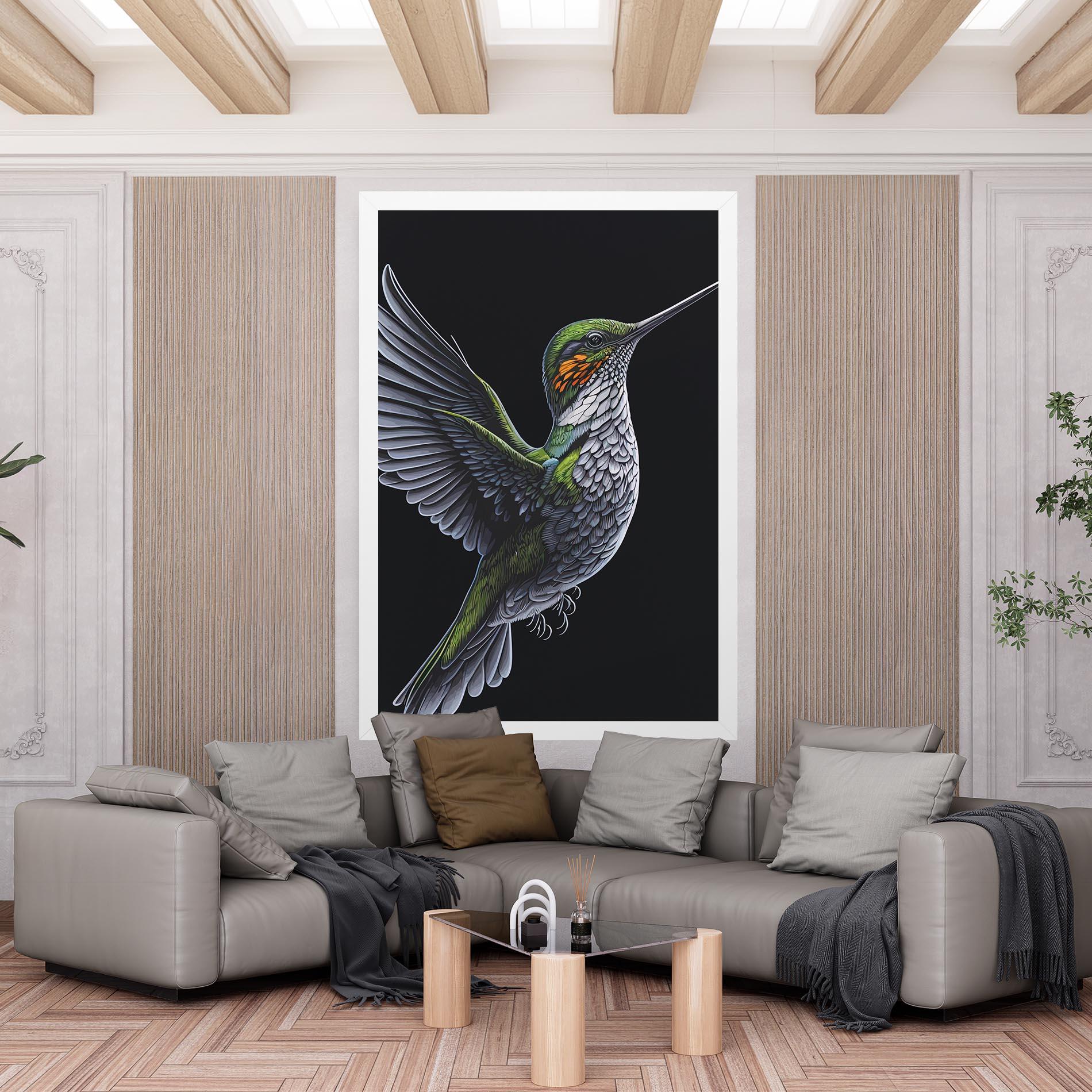 Tablou Canvas Hummingbird mockup 6