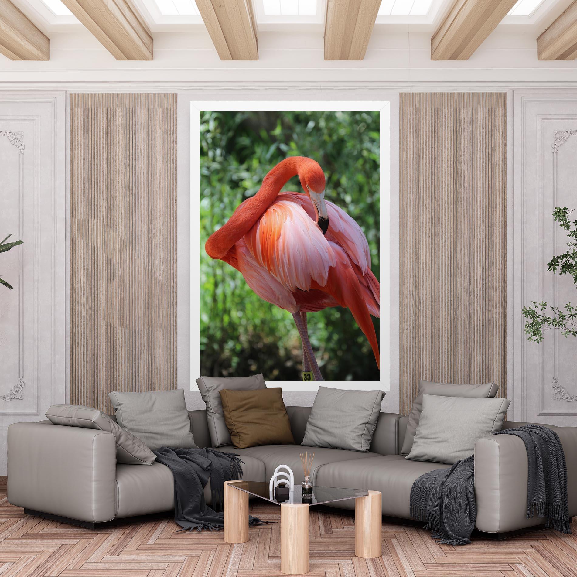 Tablou Canvas Red Flamingo mockup 6
