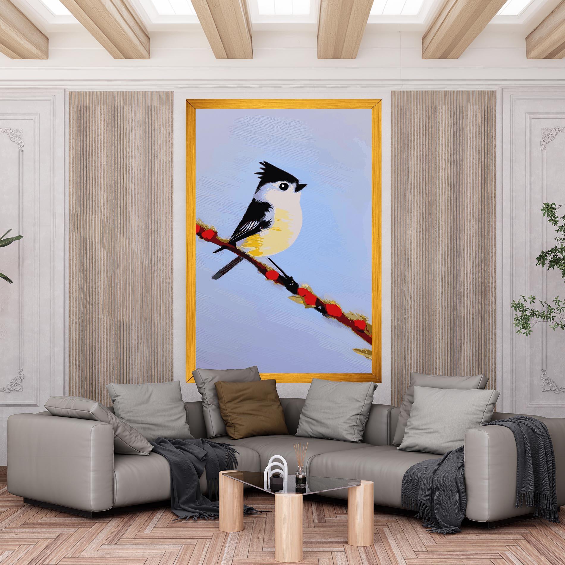 Tablou Canvas Bird Painting mockup 6