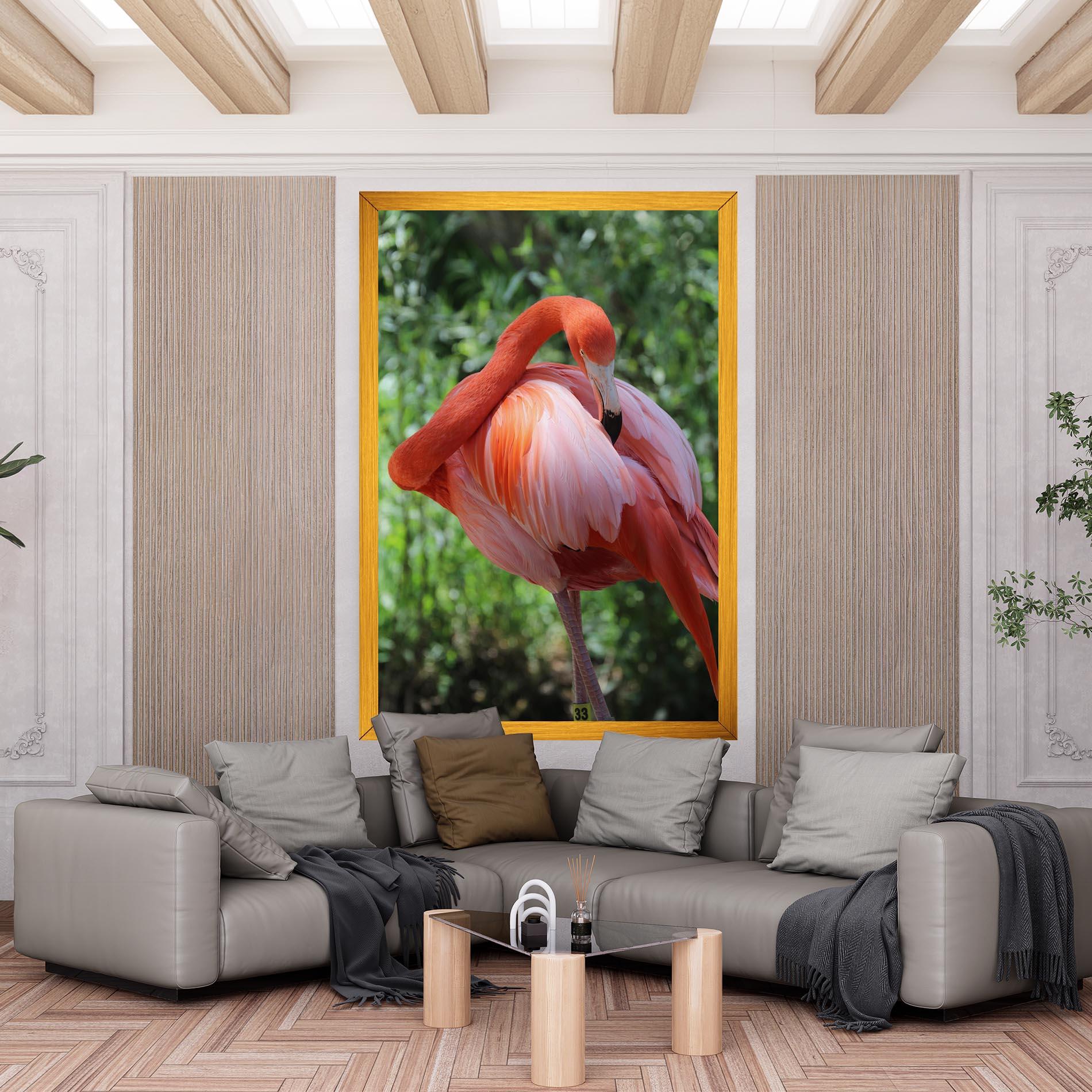 Tablou Canvas Red Flamingo mockup 6