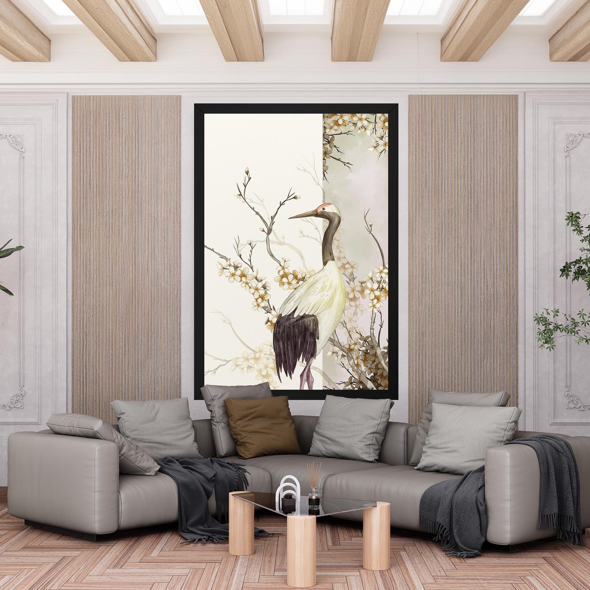 Tablou Canvas Asian Bird mockup 6