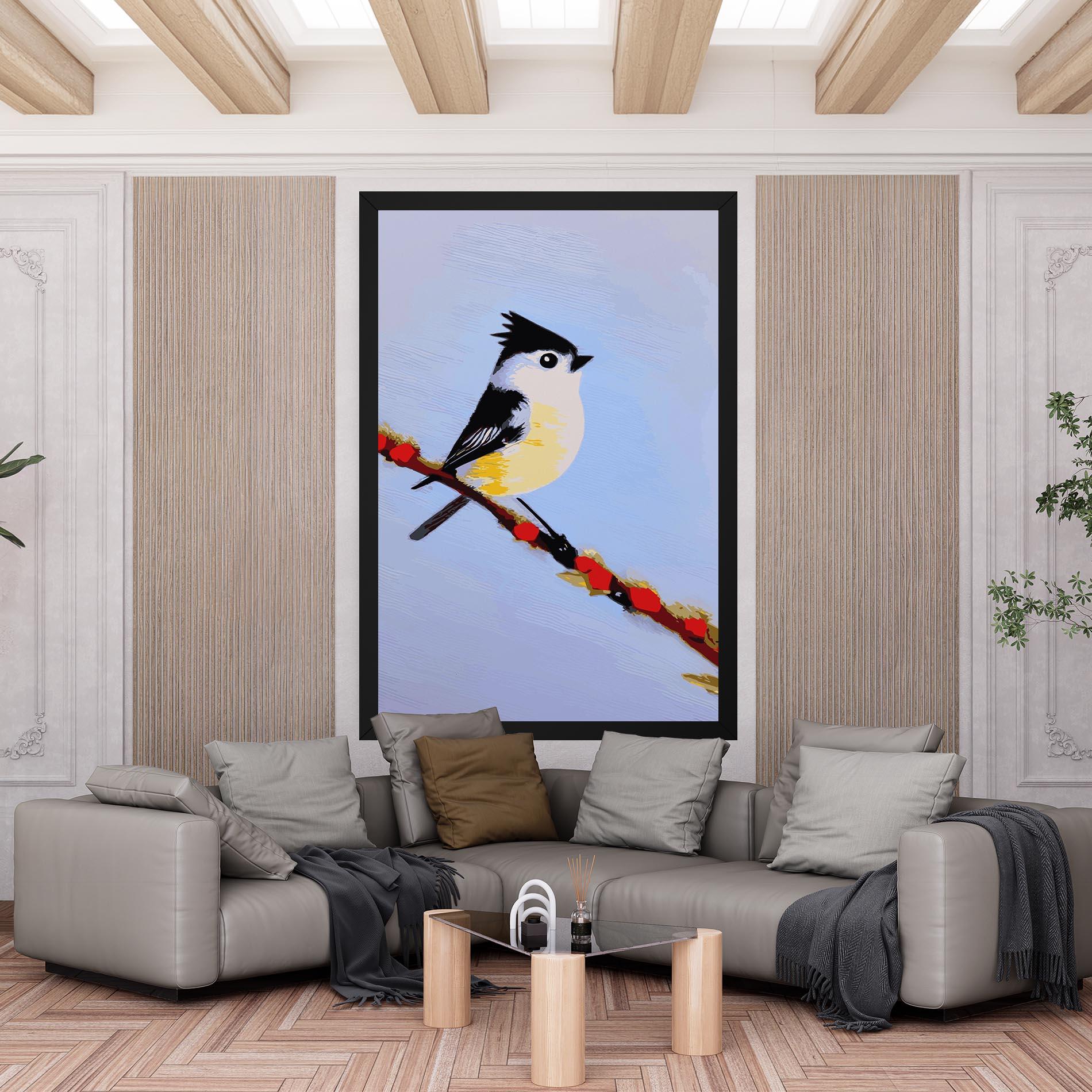 Tablou Canvas Bird Painting mockup 6