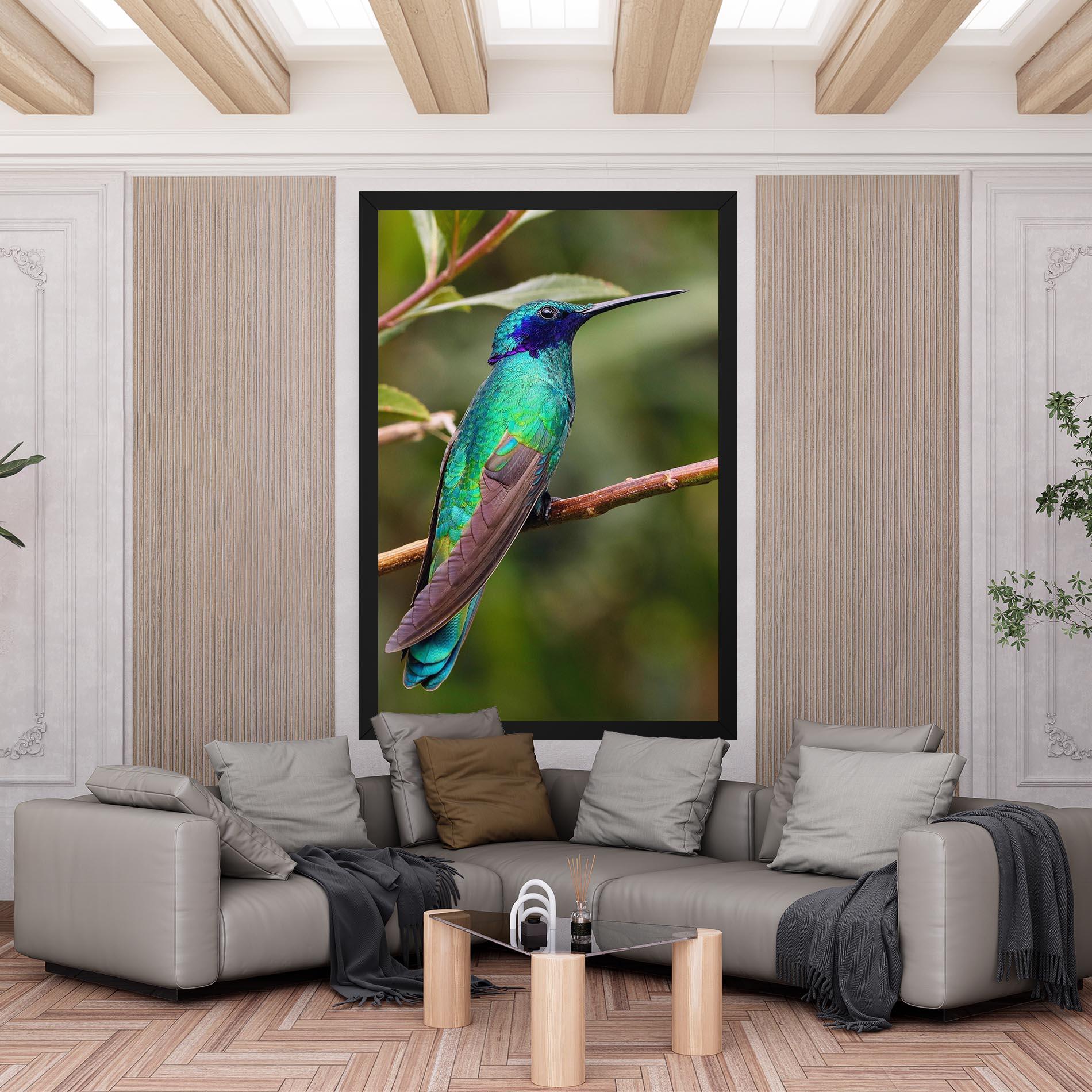 Tablou Canvas Green Bird mockup 6
