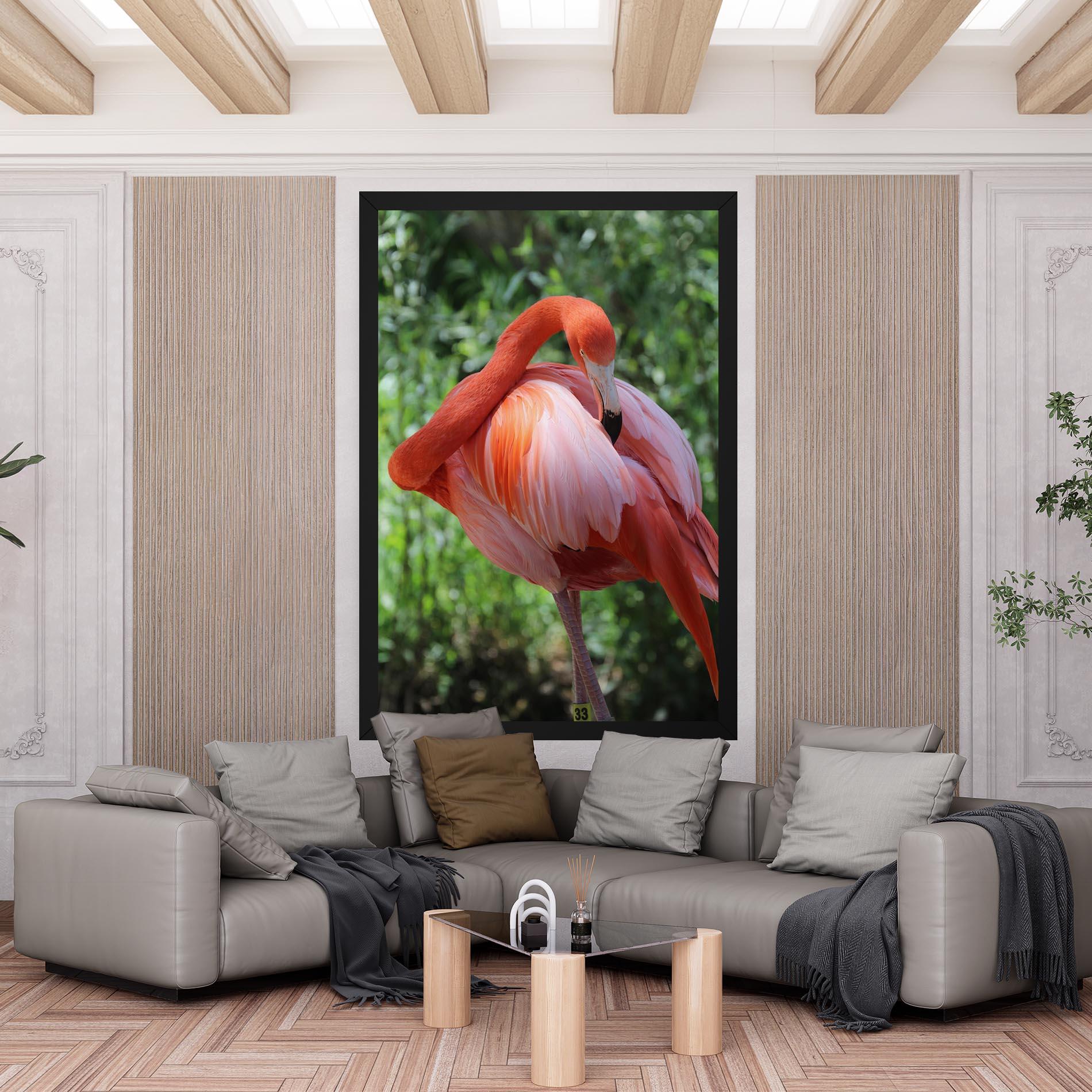 Tablou Canvas Red Flamingo mockup 6