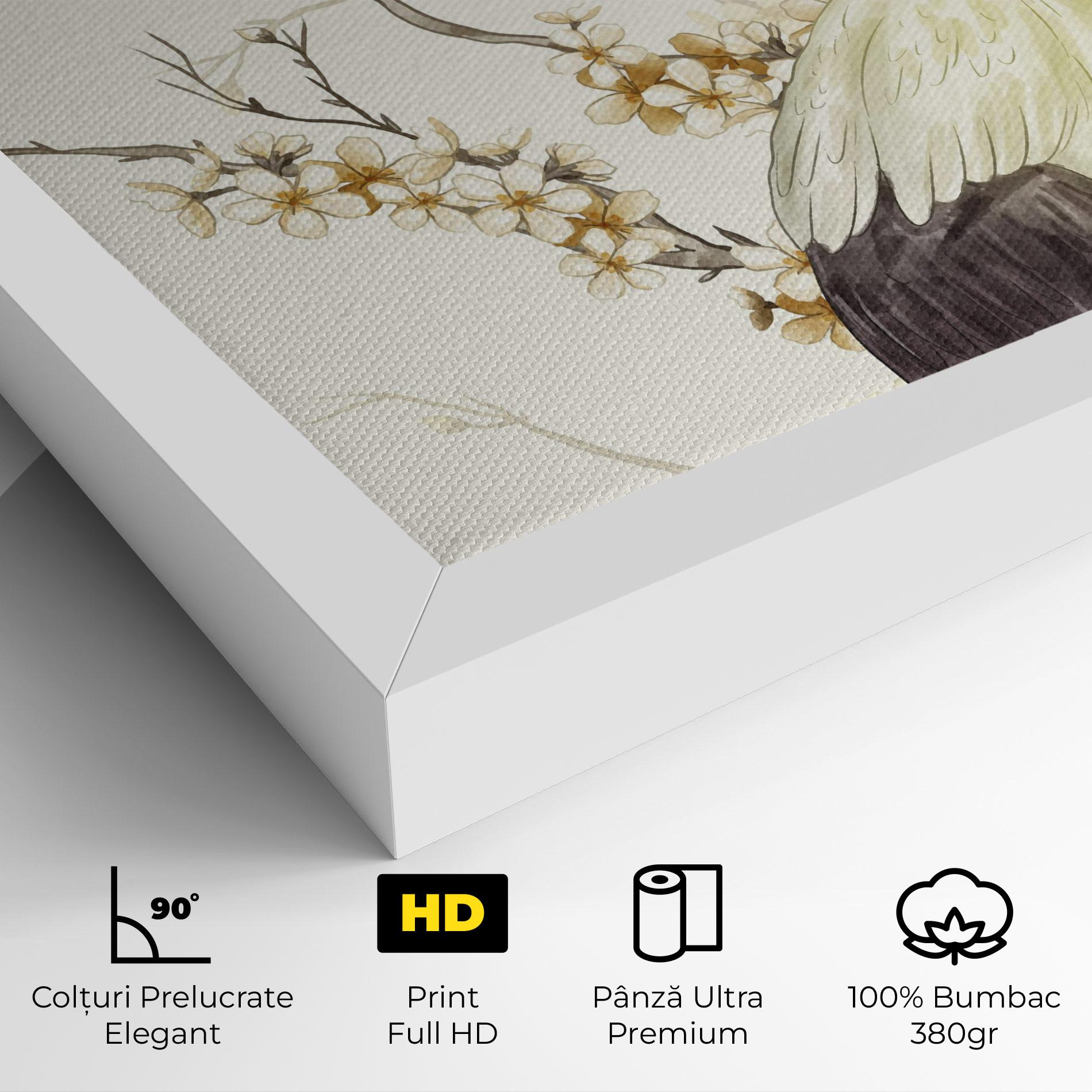 Tablou Canvas Asian Bird mockup 4