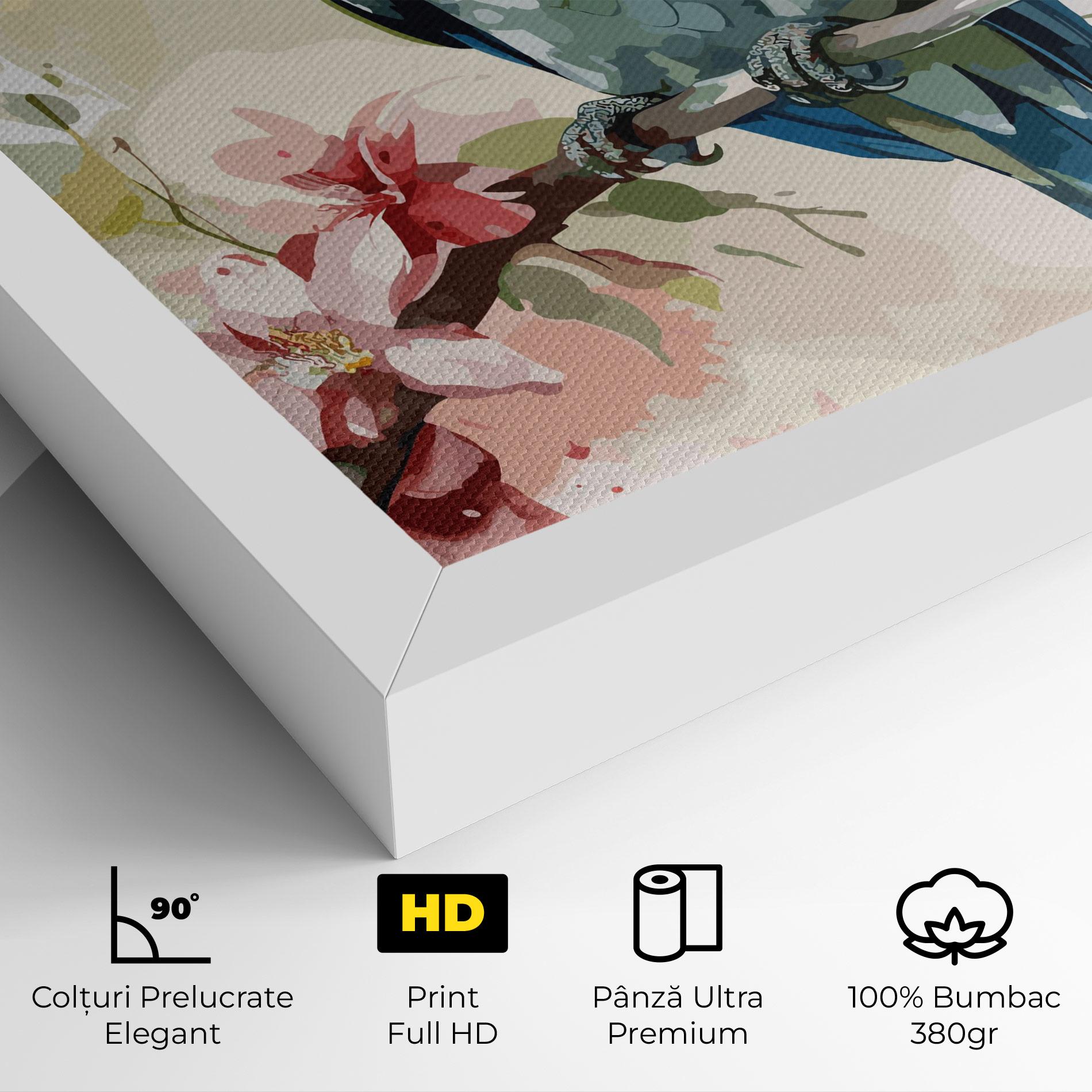 Tablou Canvas Beautiful Parrot mockup 4