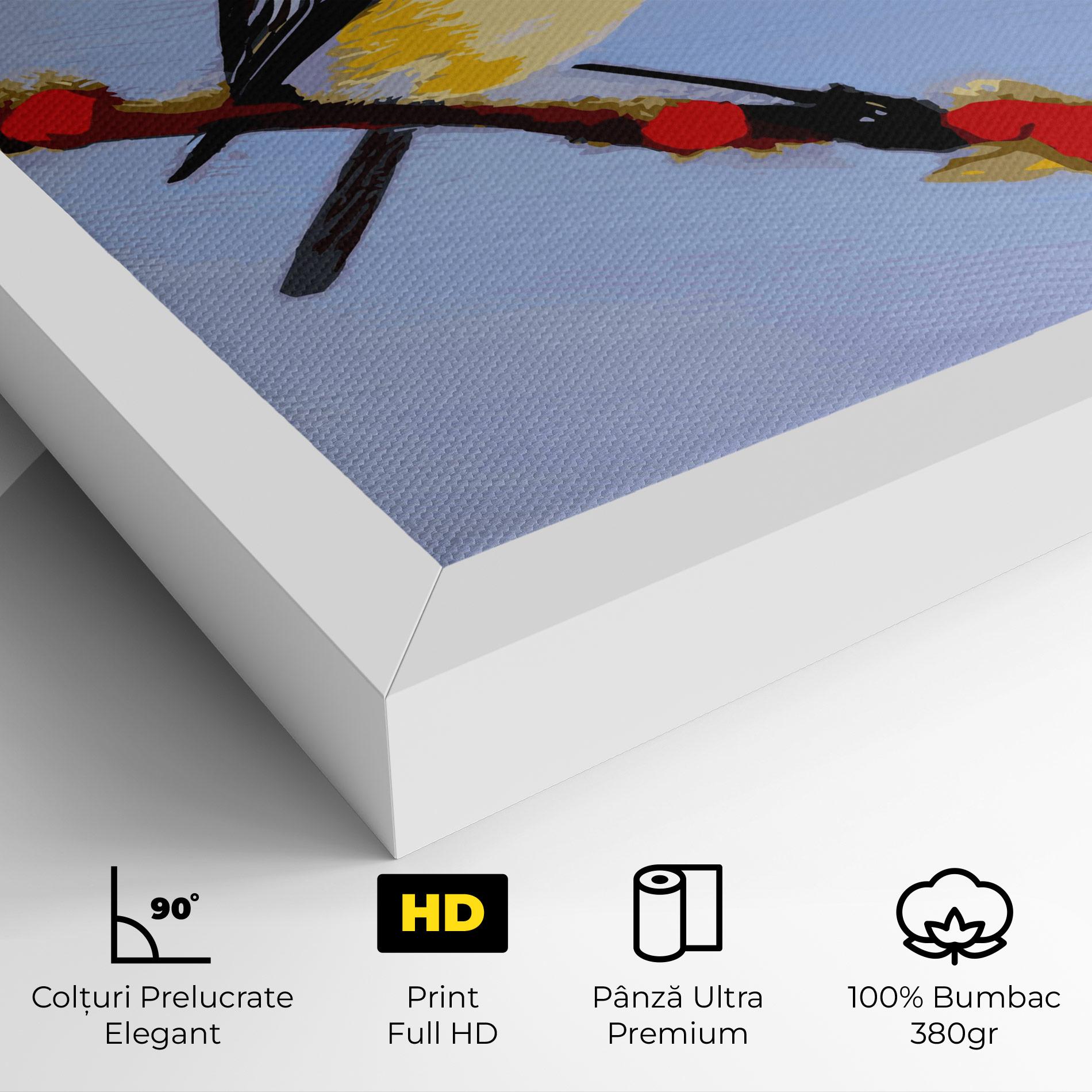 Tablou Canvas Bird Painting mockup 4