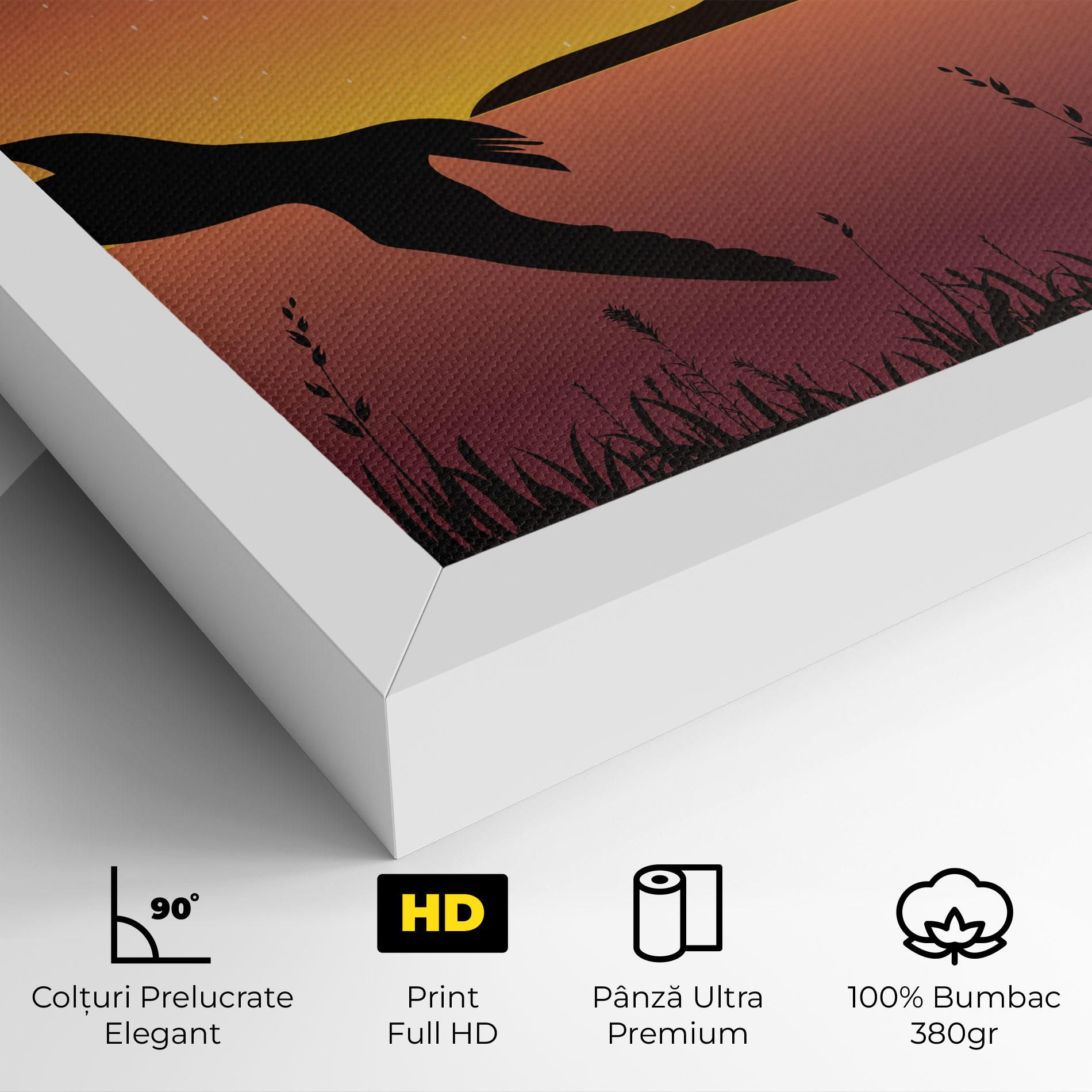 Tablou Canvas Birds Fishing mockup 4