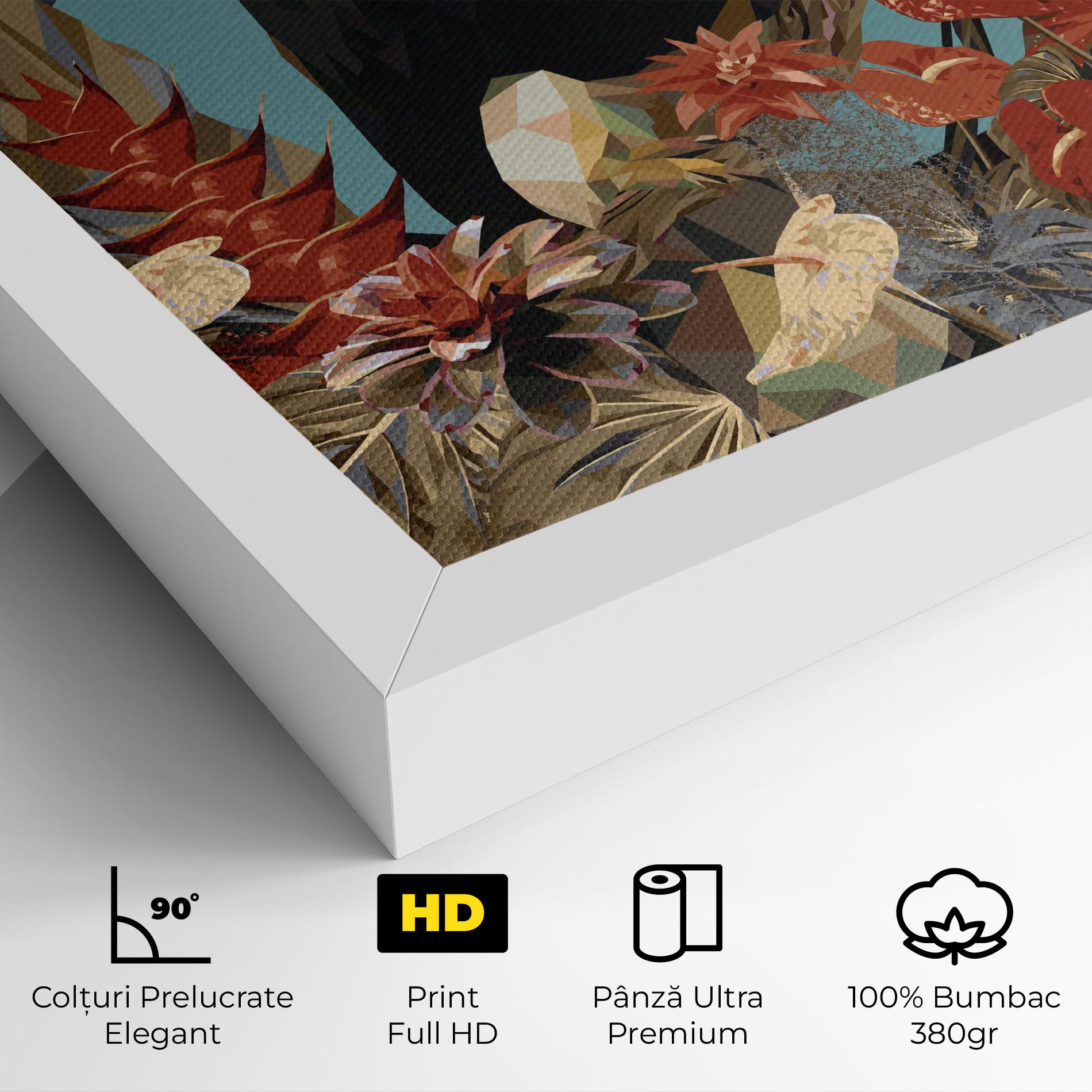 Tablou Canvas Black Interesting Bird mockup 4