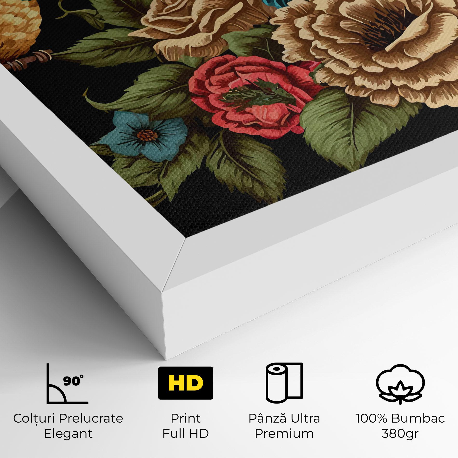 Tablou Canvas Blue Birds mockup 4