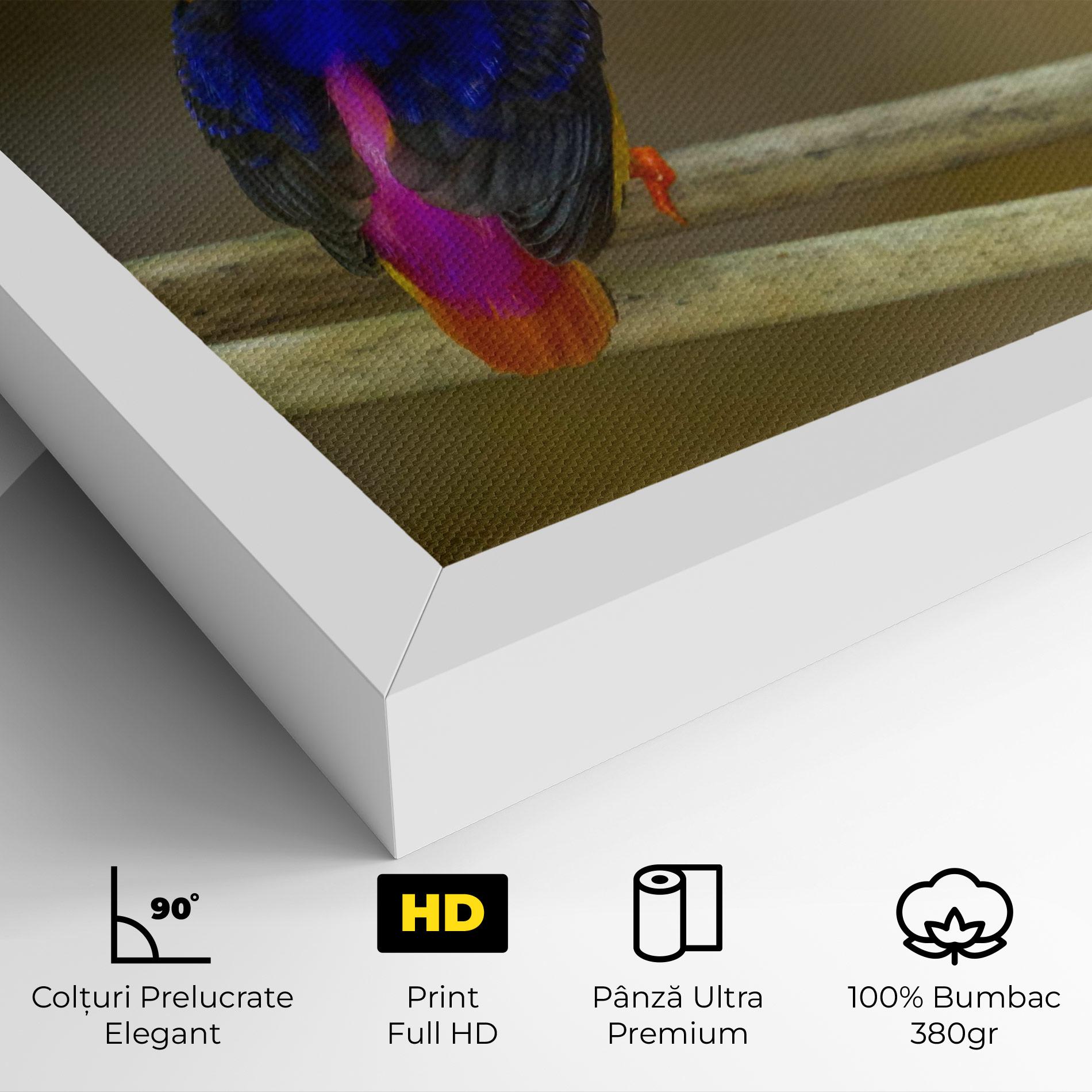 Tablou Canvas Colorful Bird mockup 4