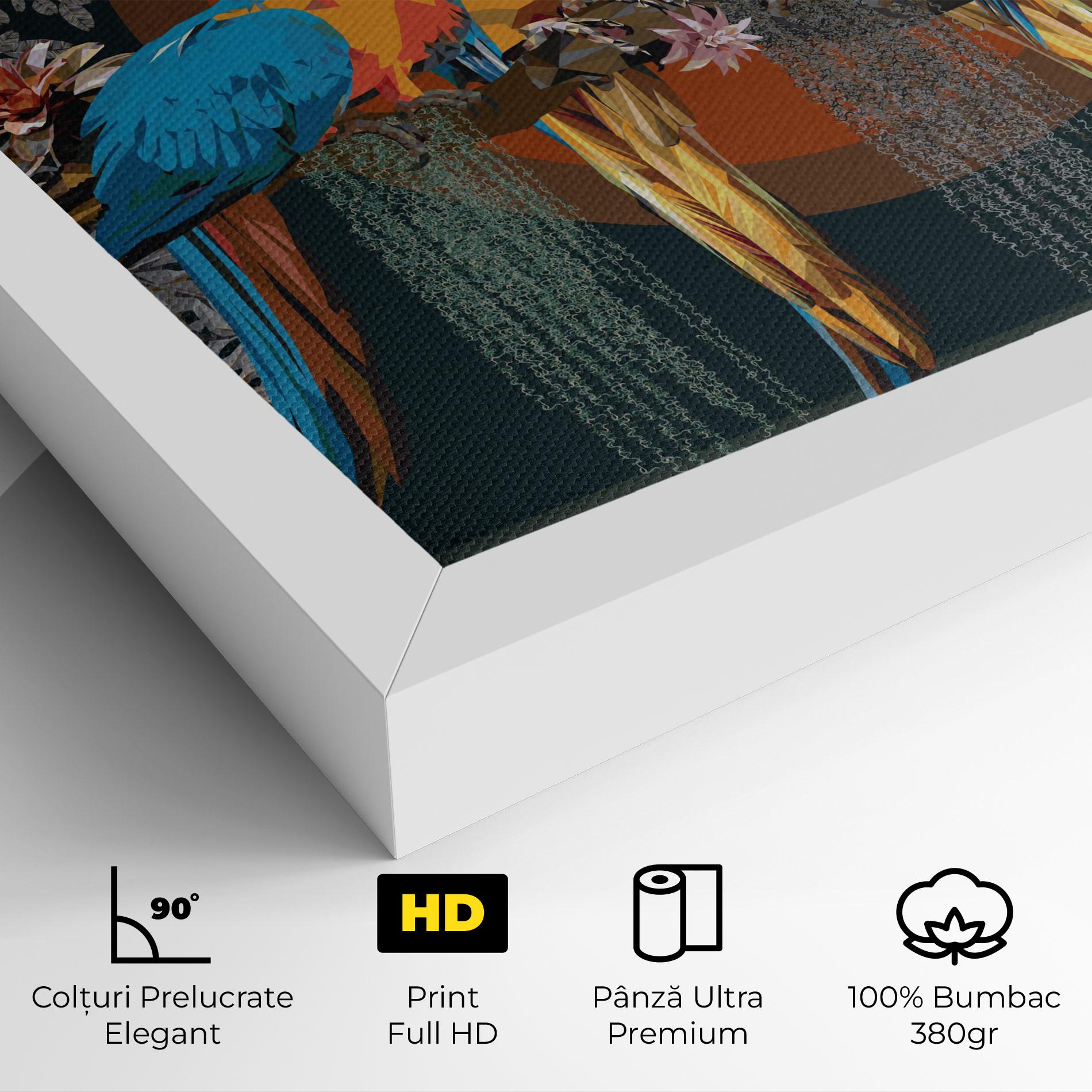 Tablou Canvas Parrot Couples mockup 4