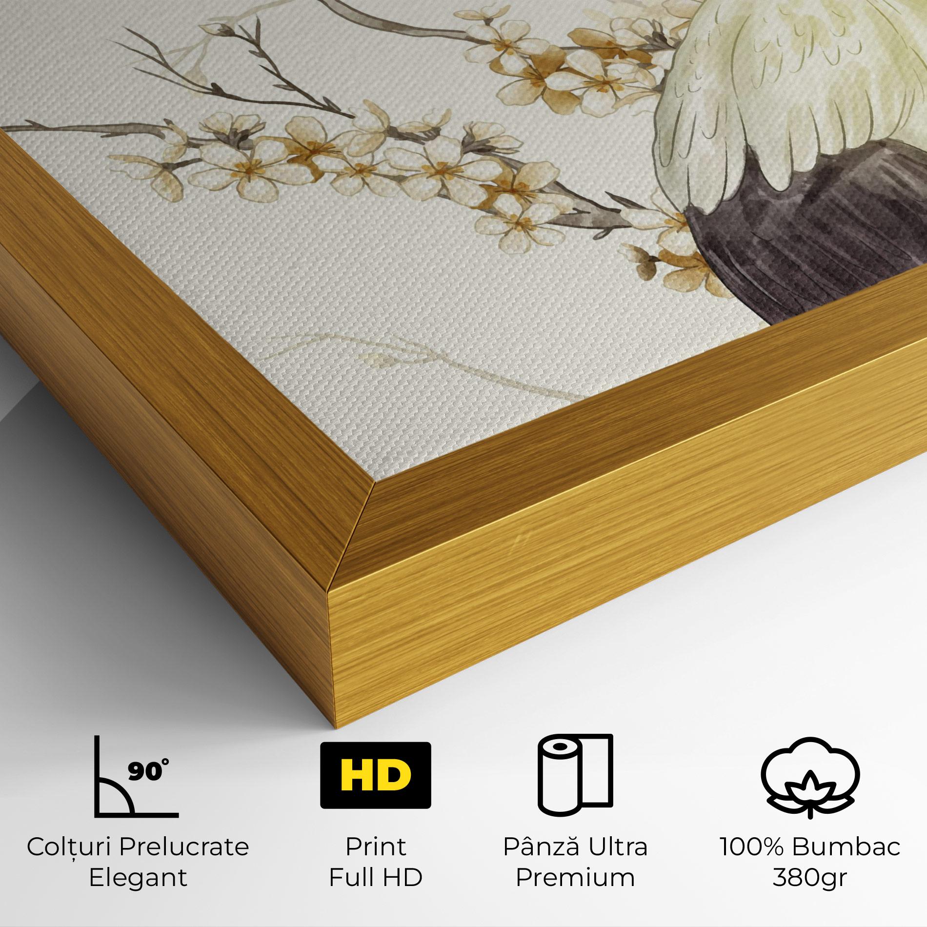 Tablou Canvas Asian Bird mockup 4