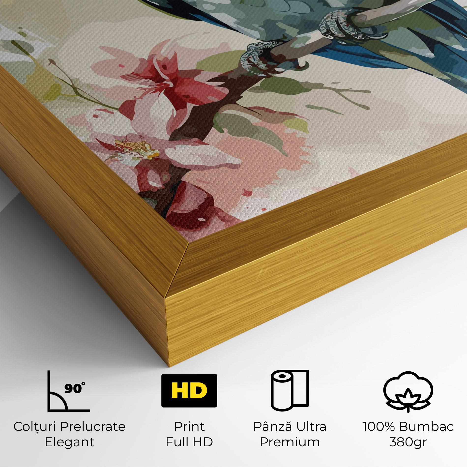 Tablou Canvas Beautiful Parrot mockup 4