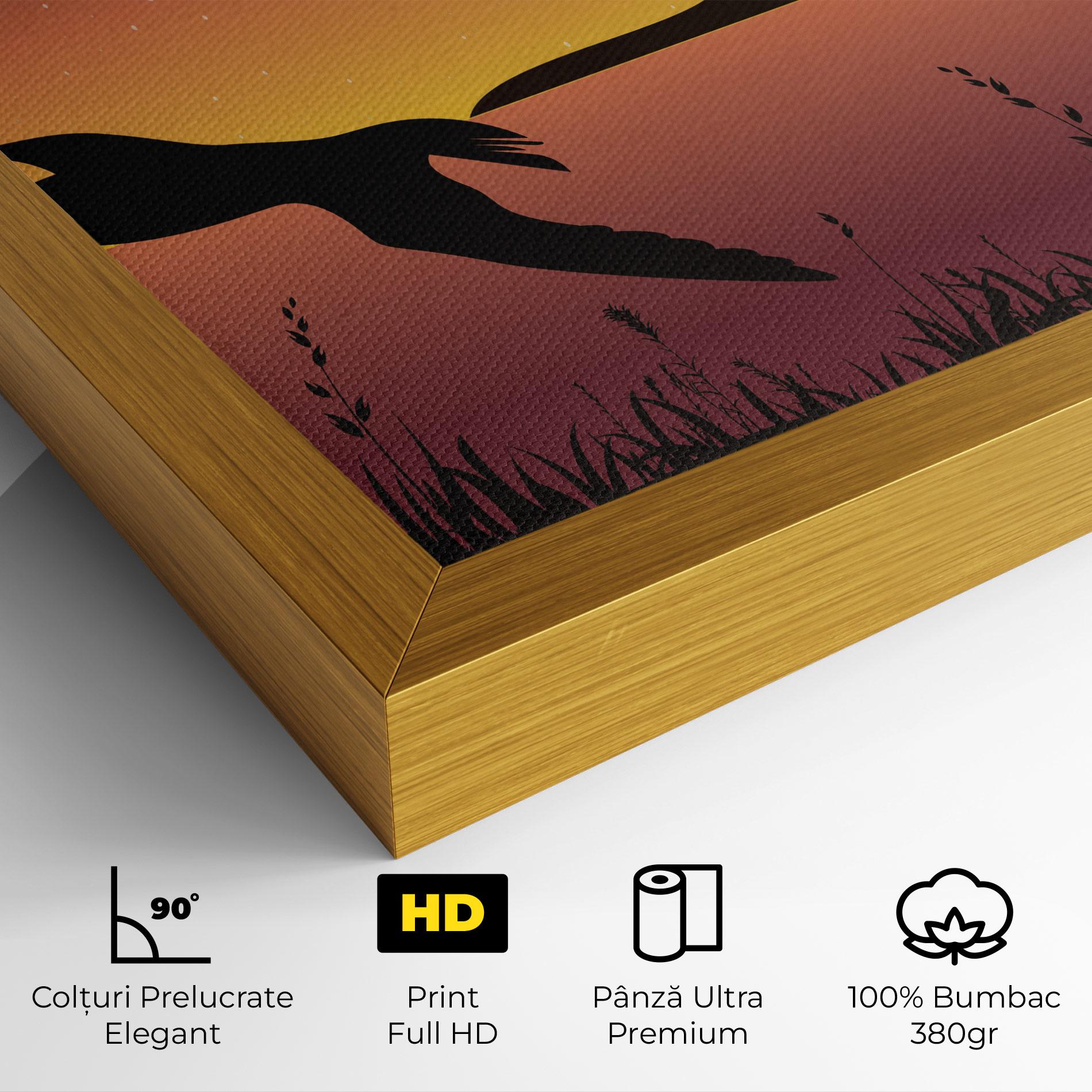 Tablou Canvas Birds Fishing mockup 4