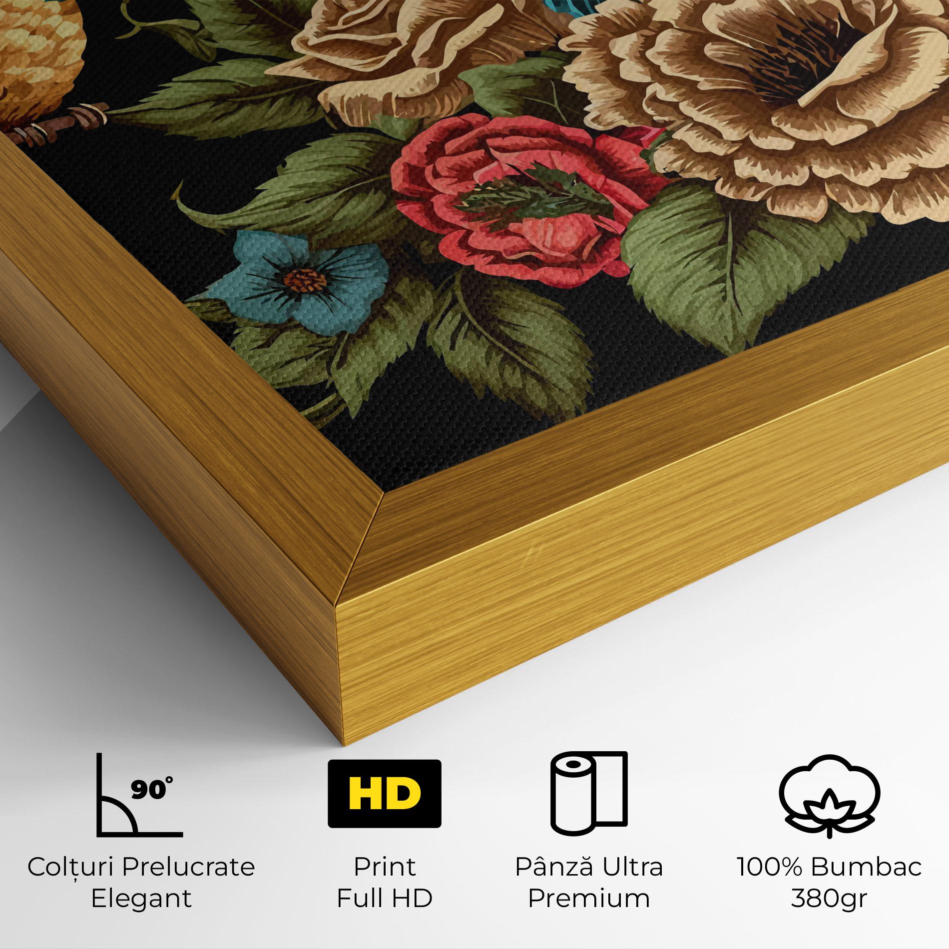 Tablou Canvas Blue Birds mockup 4