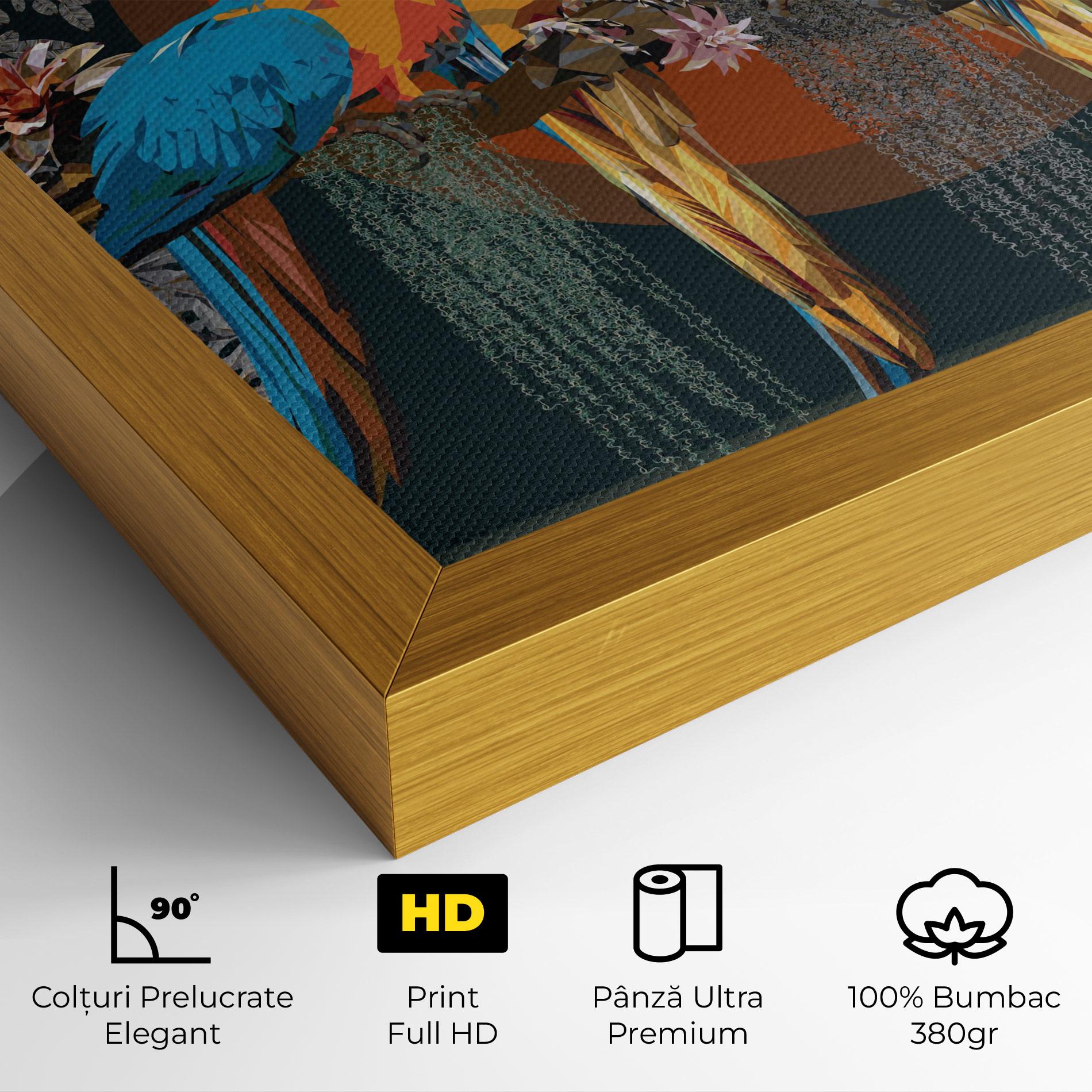 Tablou Canvas Parrot Couples mockup 4