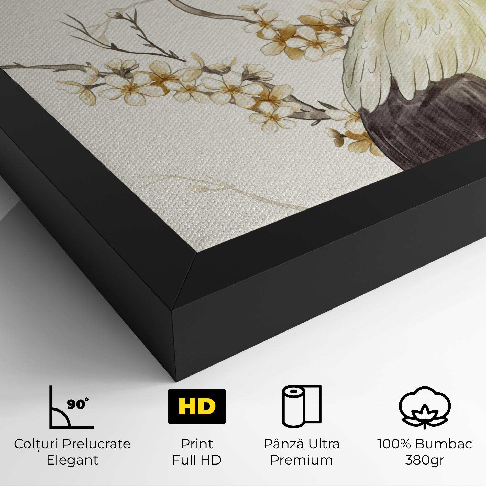 Tablou Canvas Asian Bird mockup 4