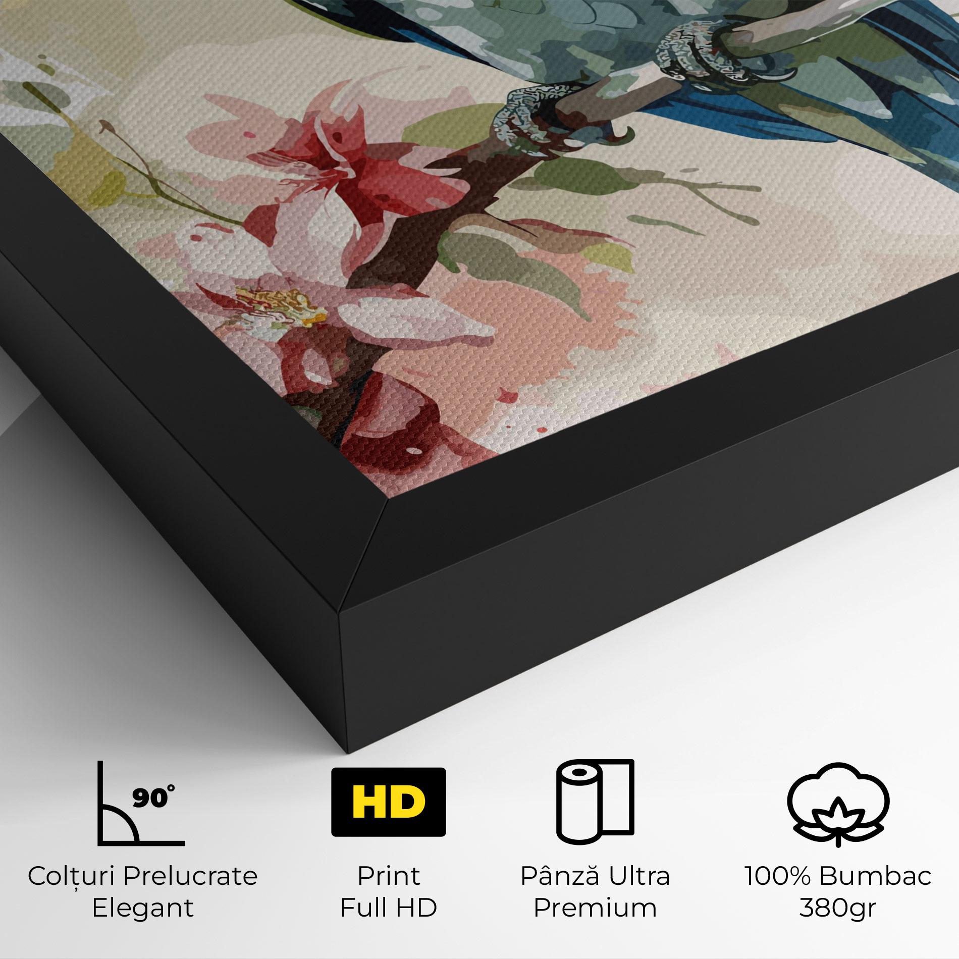 Tablou Canvas Beautiful Parrot mockup 4