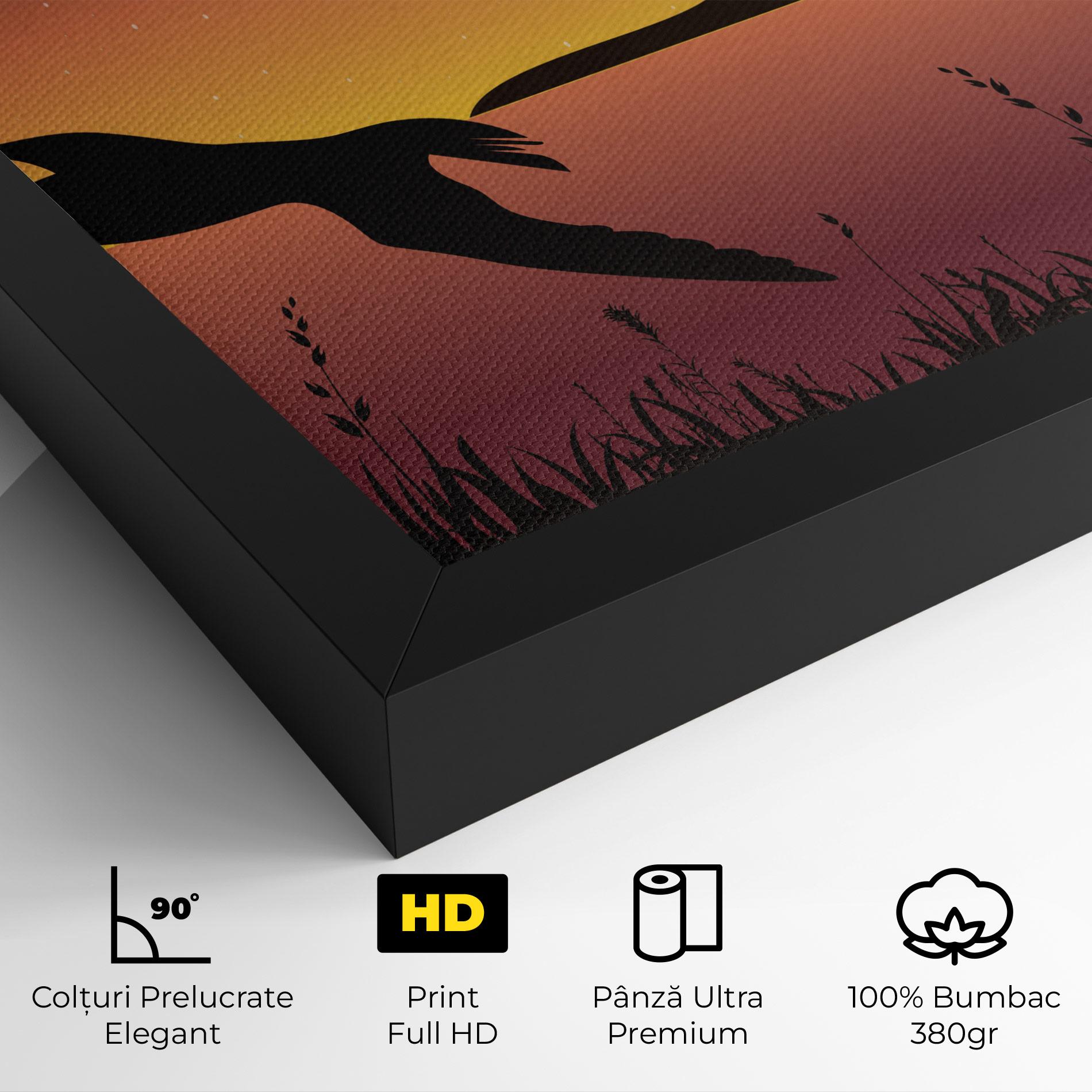 Tablou Canvas Birds Fishing mockup 4