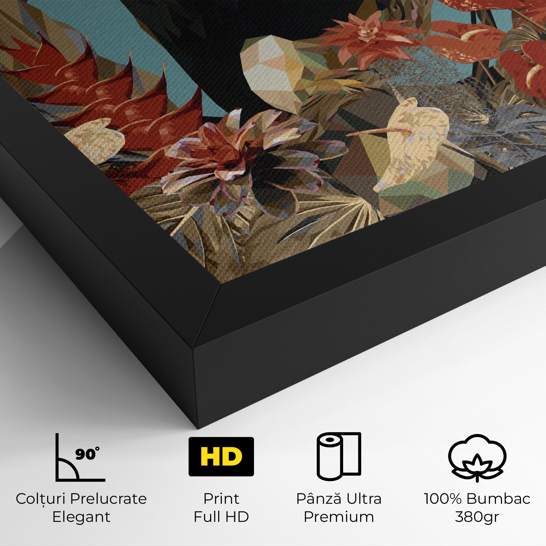 Tablou Canvas Black Interesting Bird mockup 4