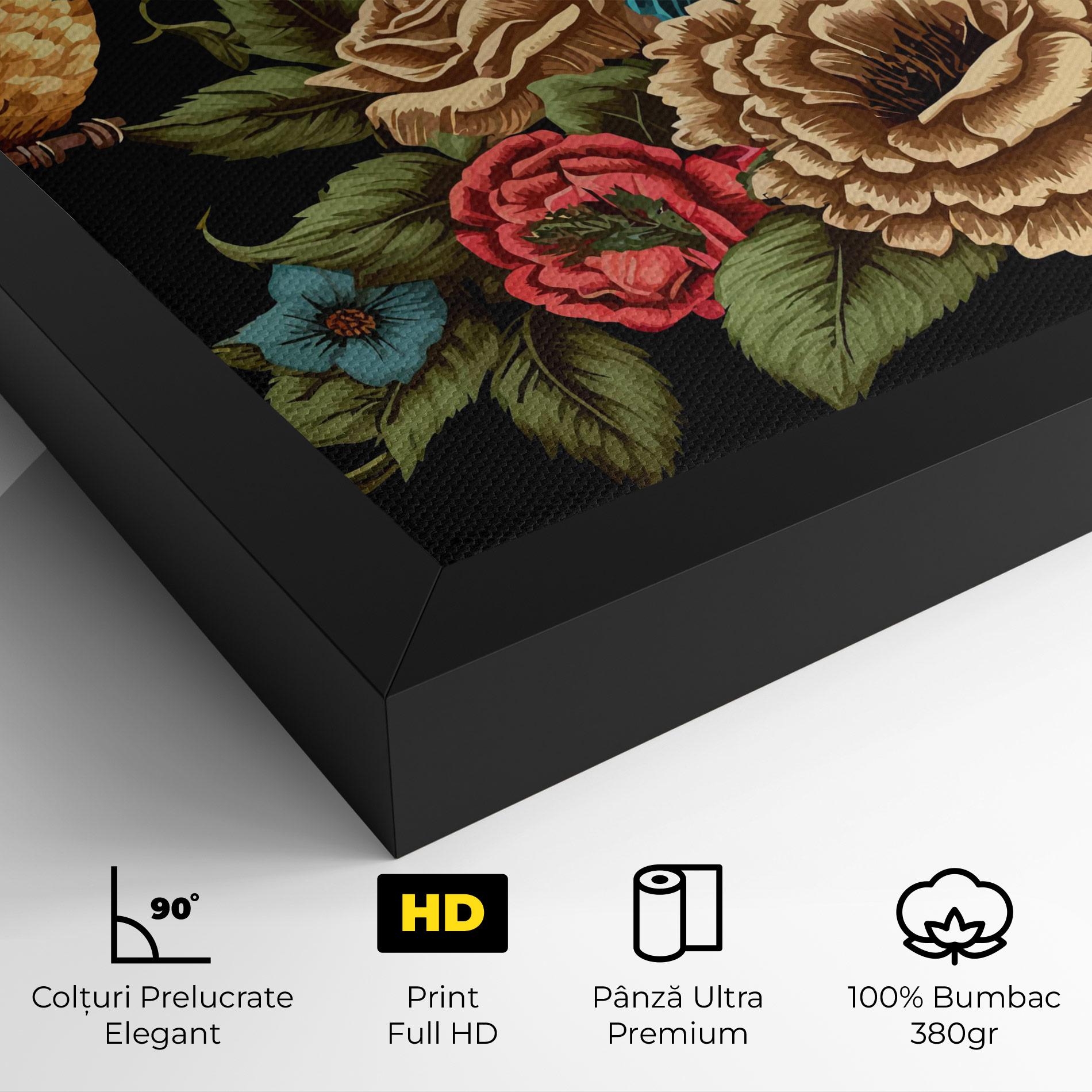 Tablou Canvas Blue Birds mockup 4