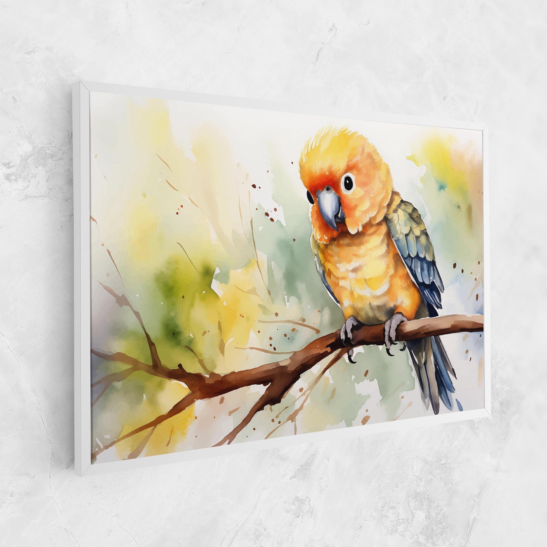 Tablou Canvas Cute Baby Parrot mockup 1