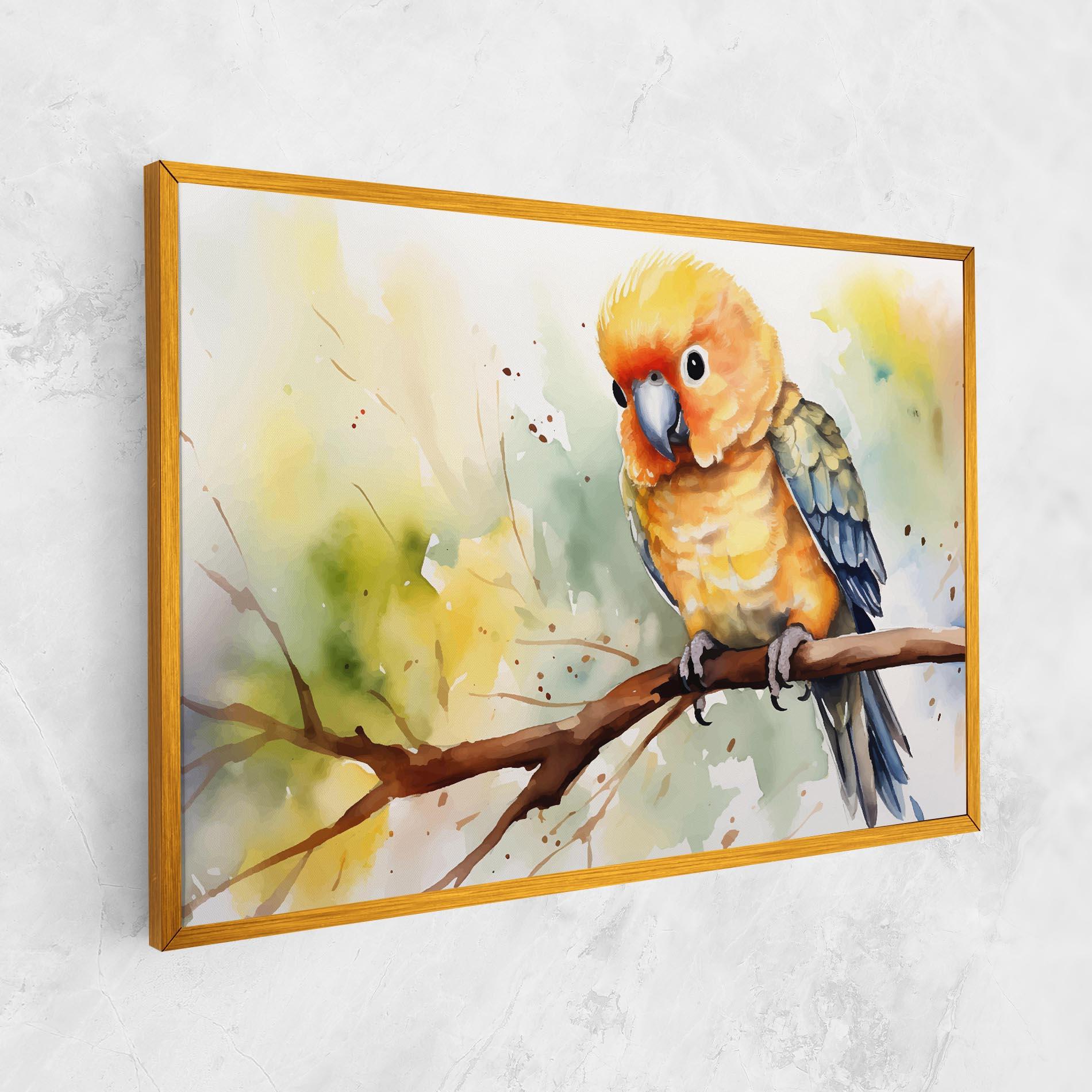 Tablou Canvas Cute Baby Parrot mockup 1