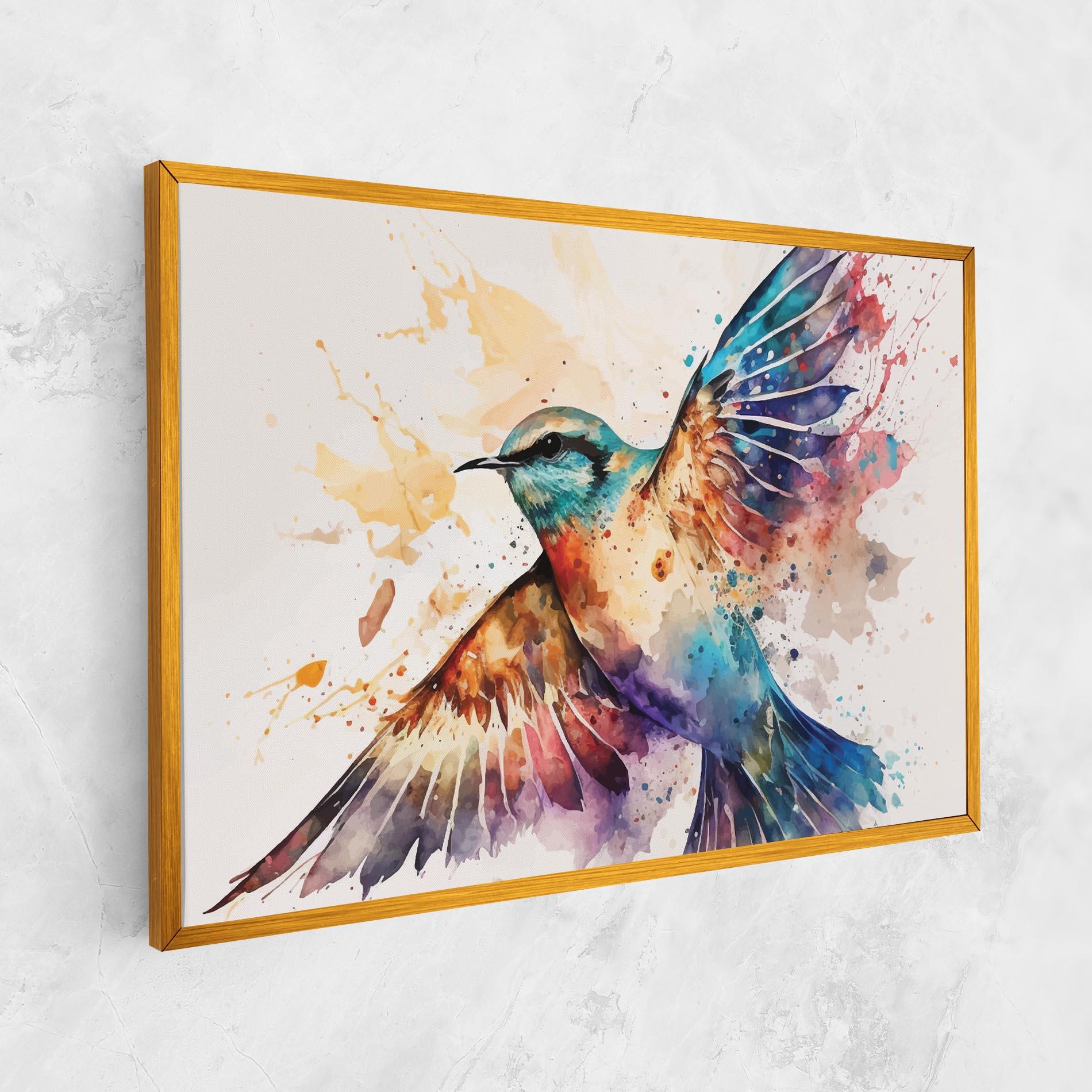 Tablou Canvas Painted Wings Bird mockup 1